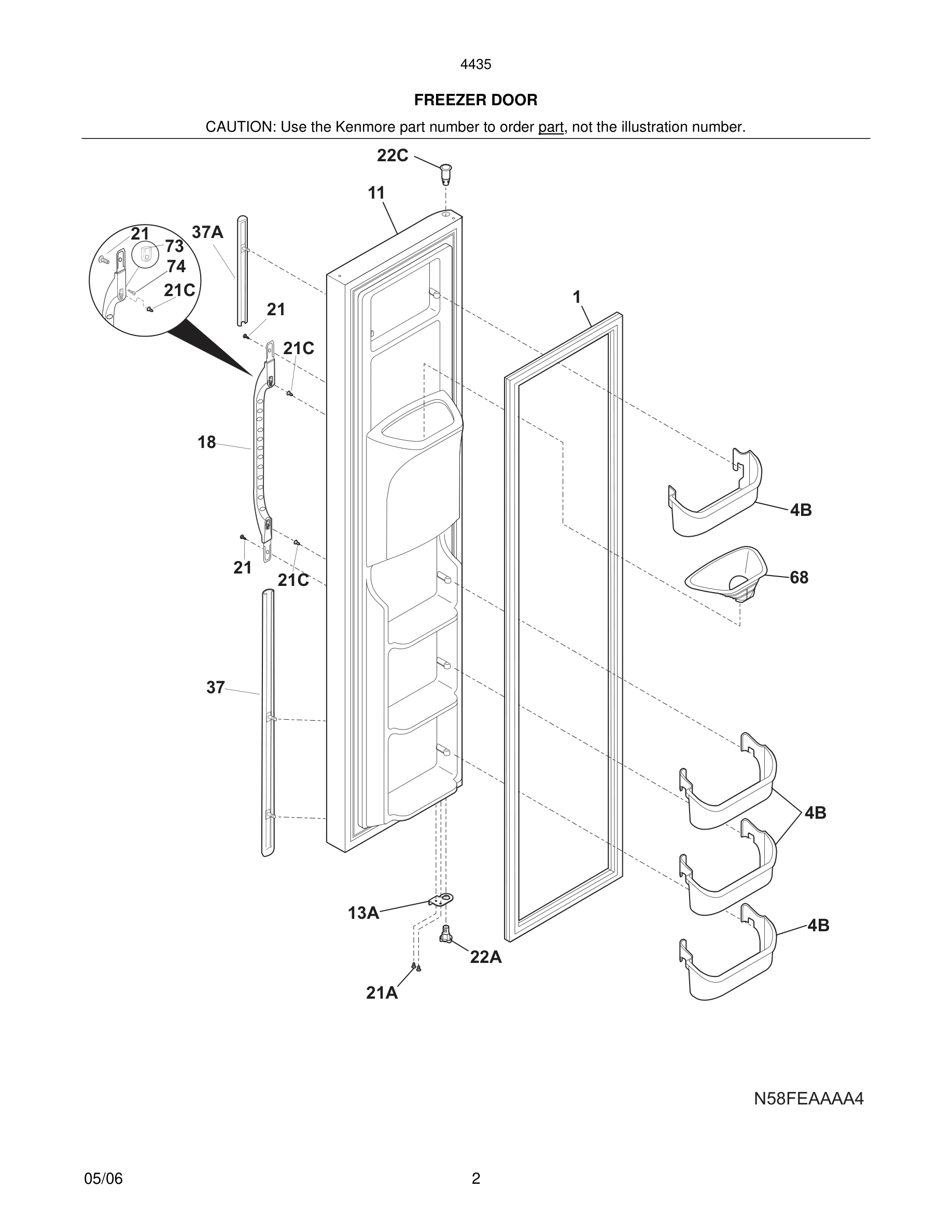 03 - FREEZER DOOR