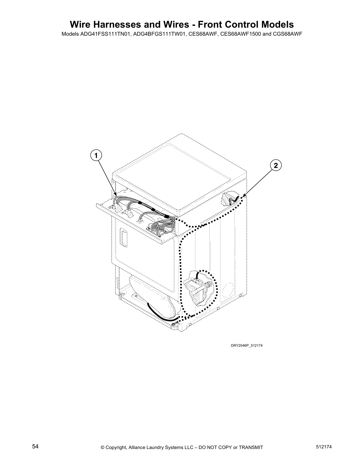 Wire Harnesses and Wires - Front Control Models