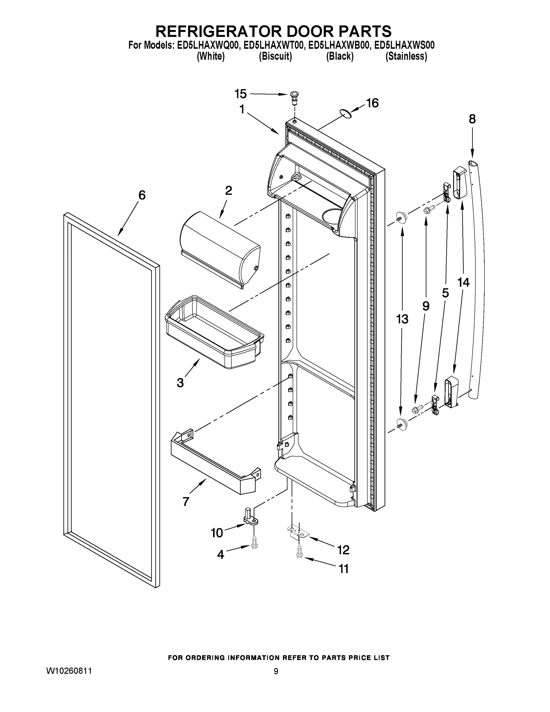 06 - REFRIGERATOR DOOR PARTS