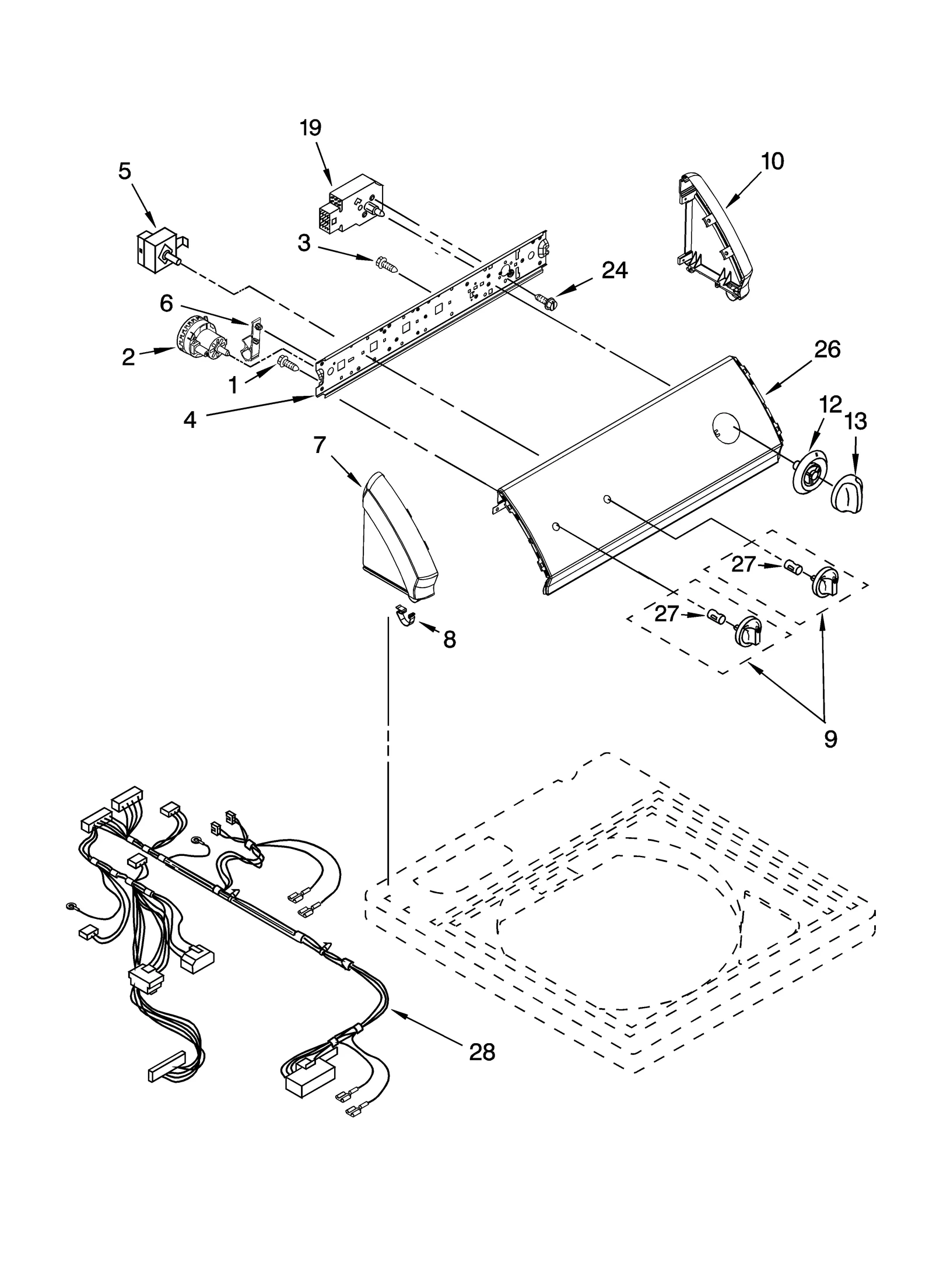 CONTROL PANEL PARTS
