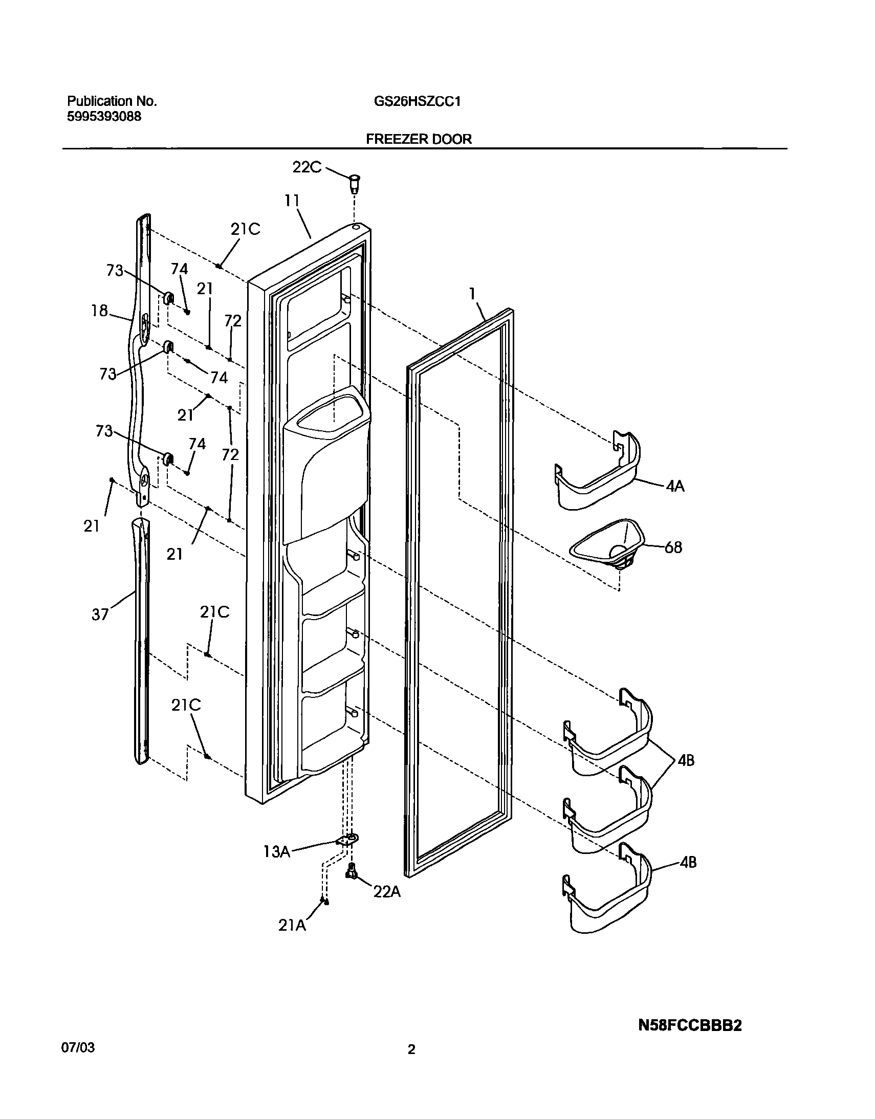 03 - FREEZER DOOR