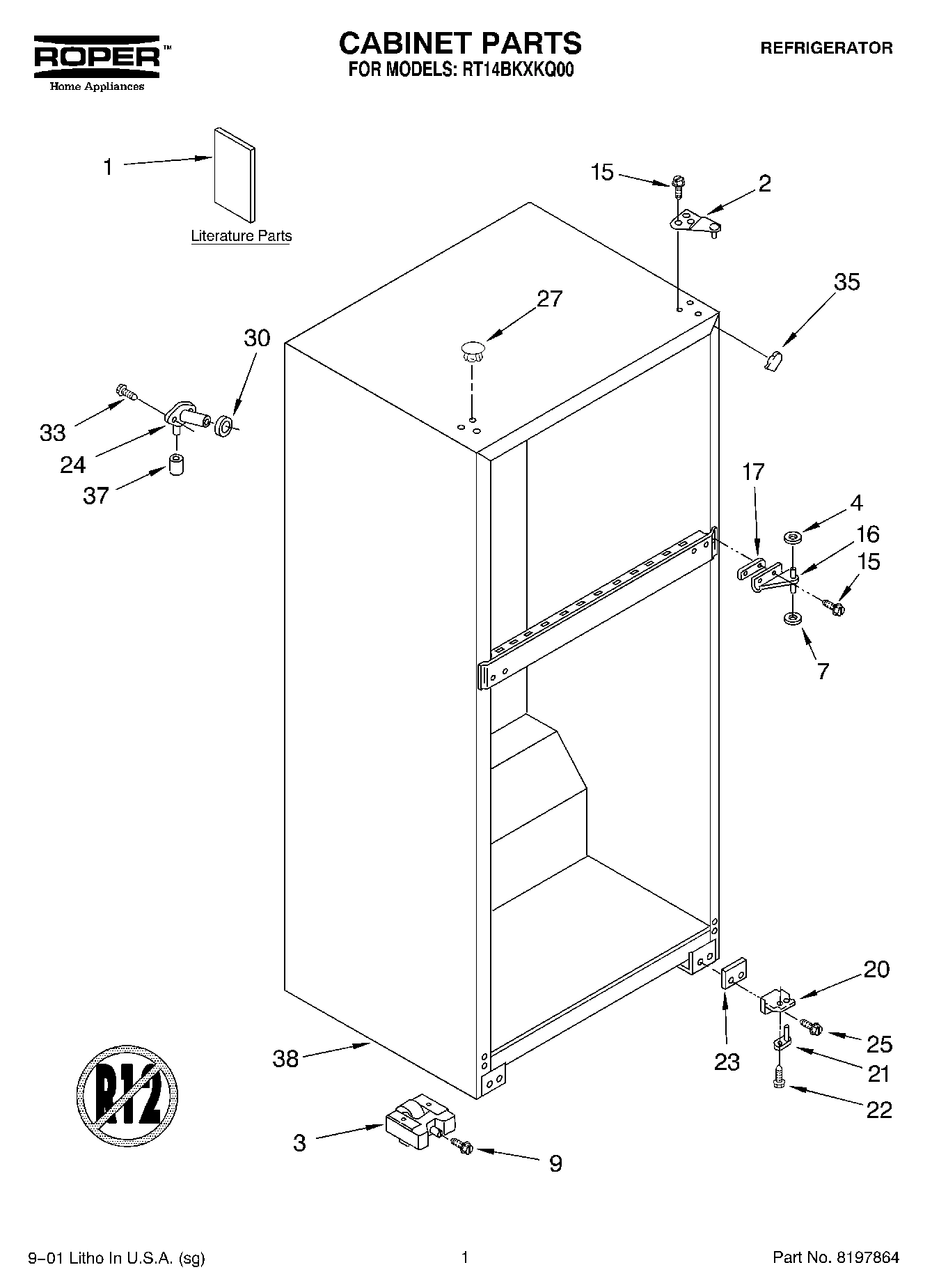 01 - CABINET, LITERATURE