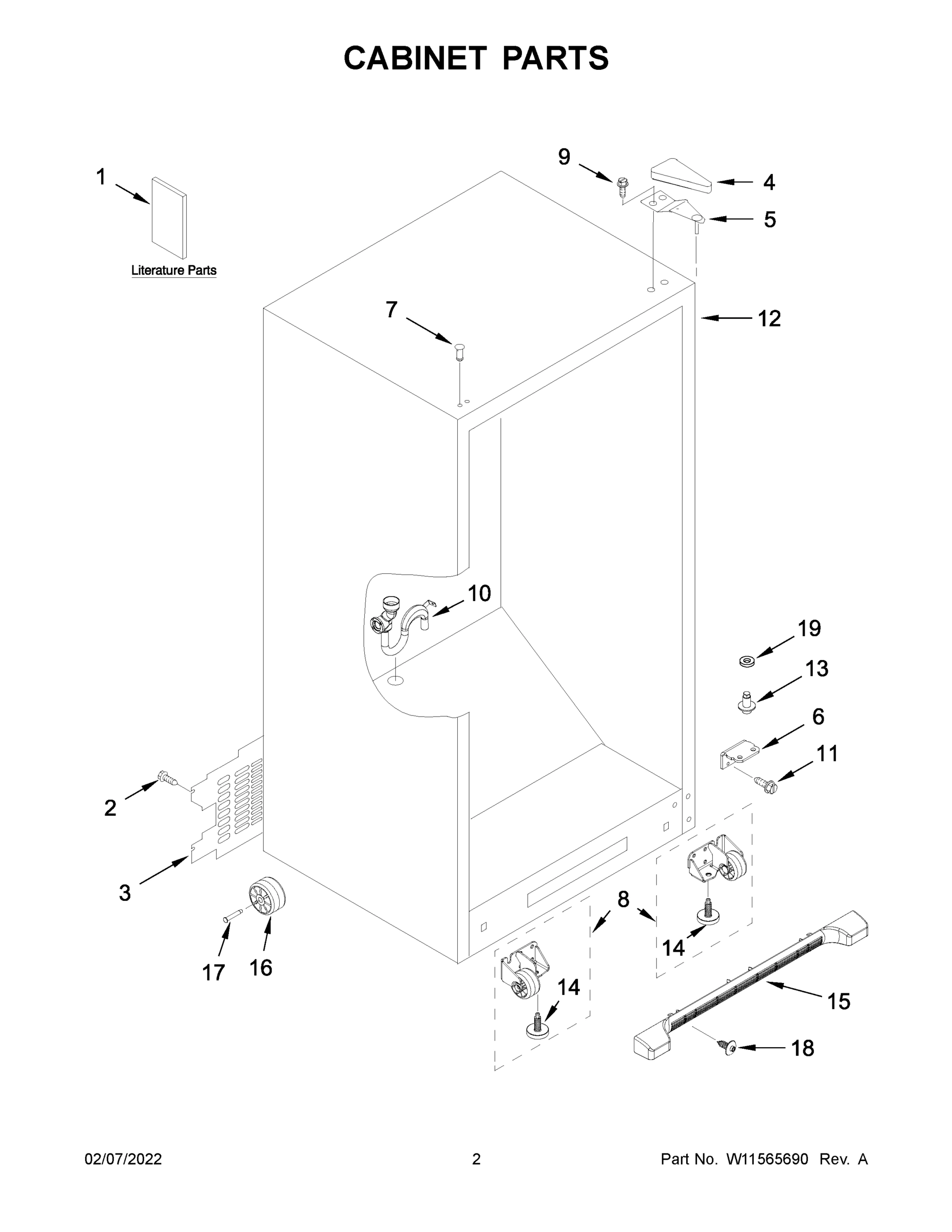 02 - CABINET PARTS