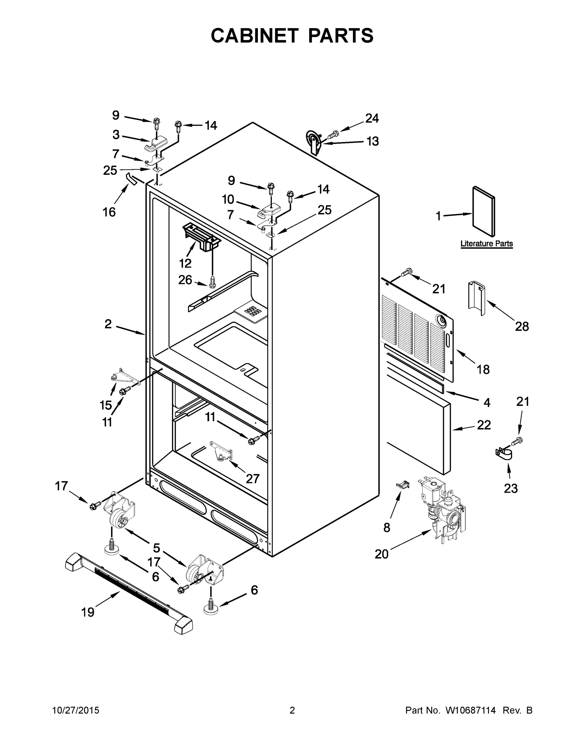02 - CABINET PARTS