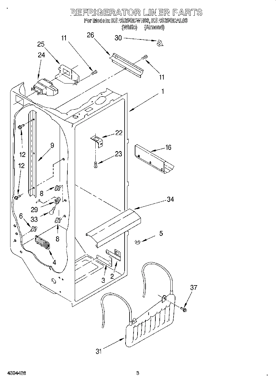 02 - REFRIGERATOR LINER