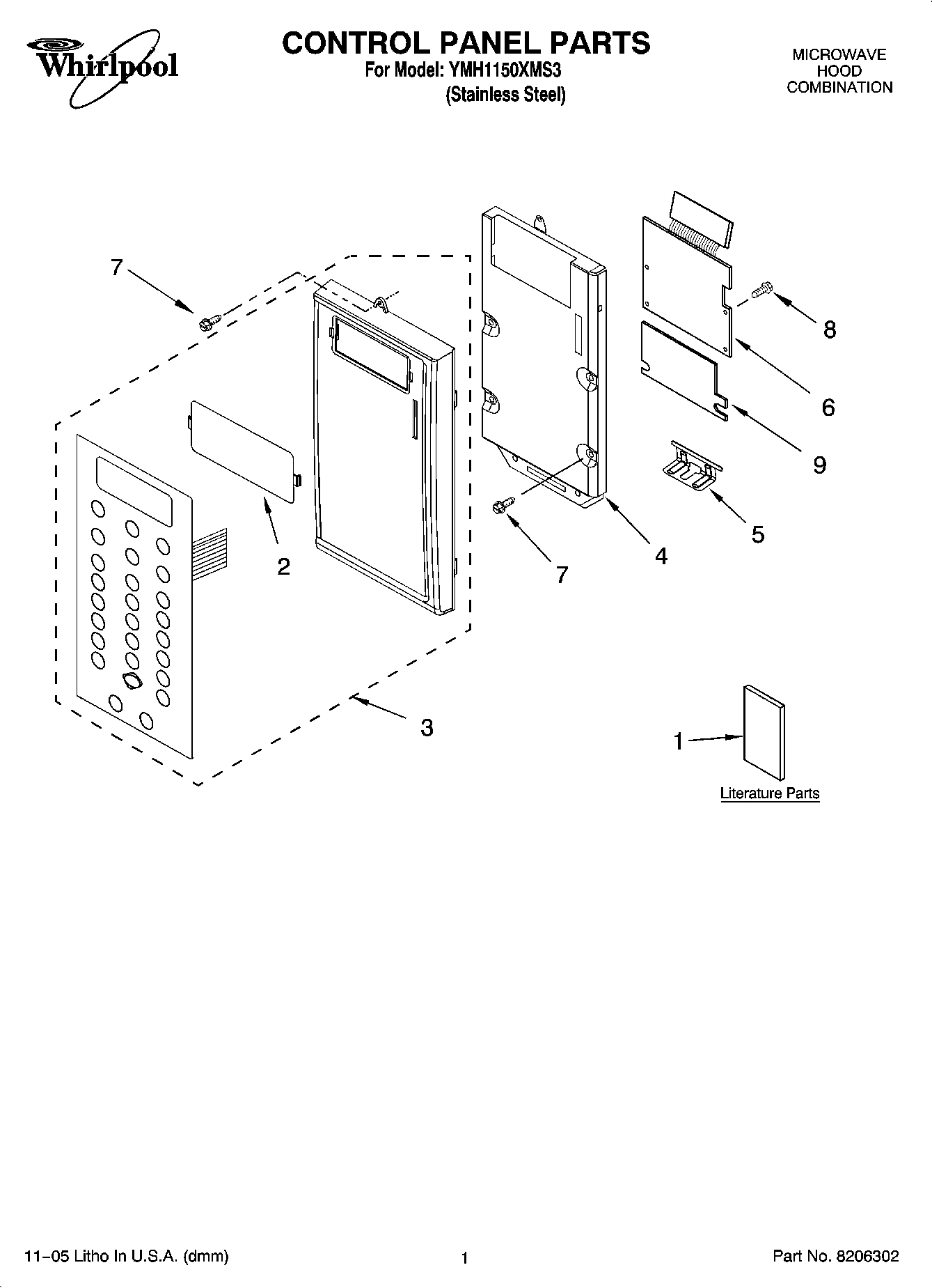 01 - CONTROL PANEL PARTS