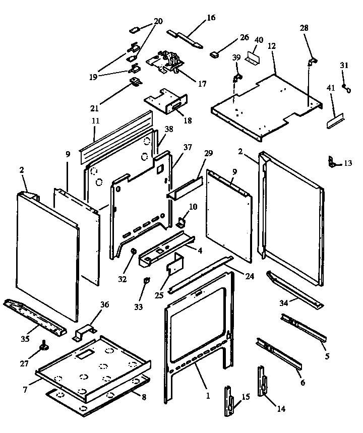 05 - OVEN CAVITY ASSY