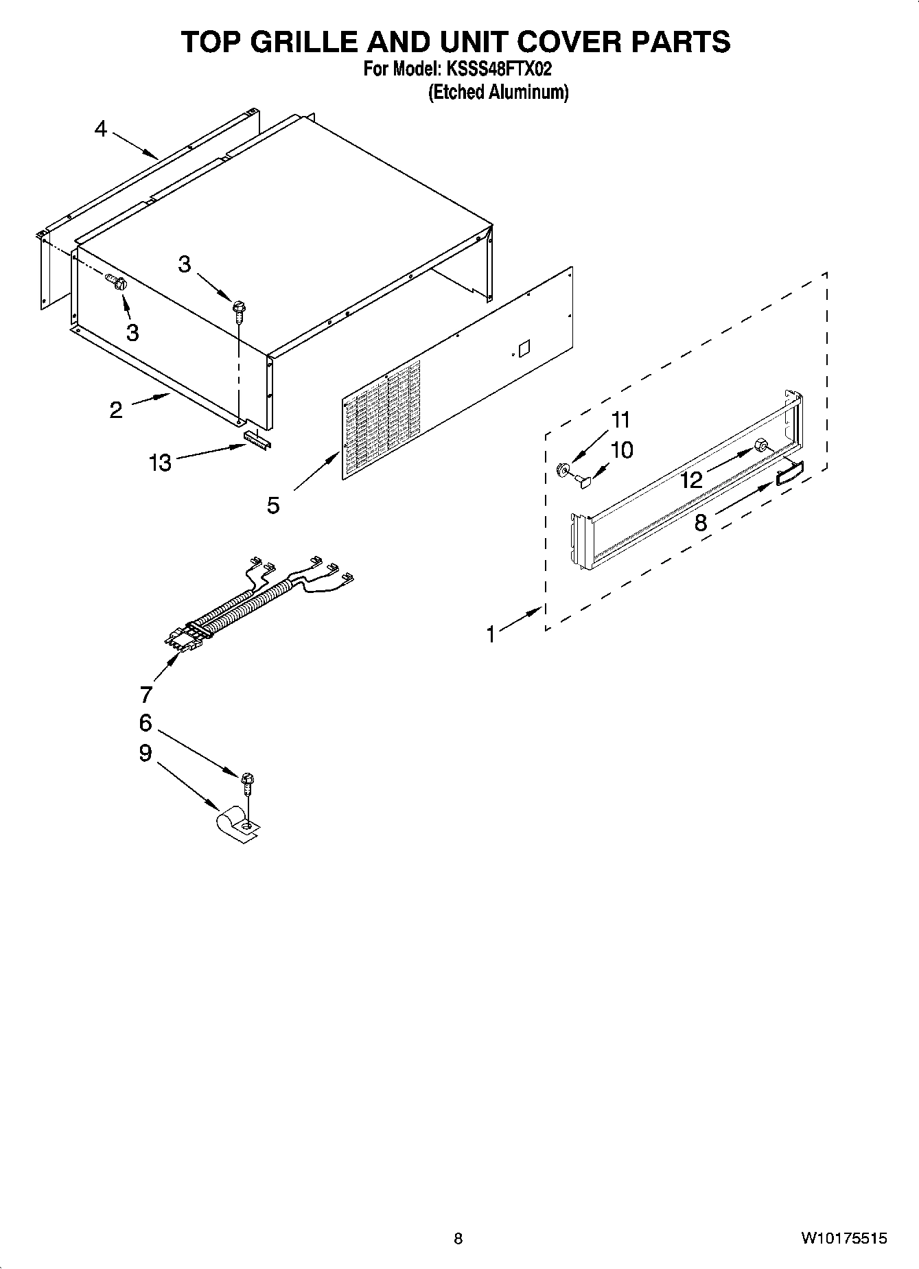 06 - TOP GRILLE AND UNIT COVER PARTS