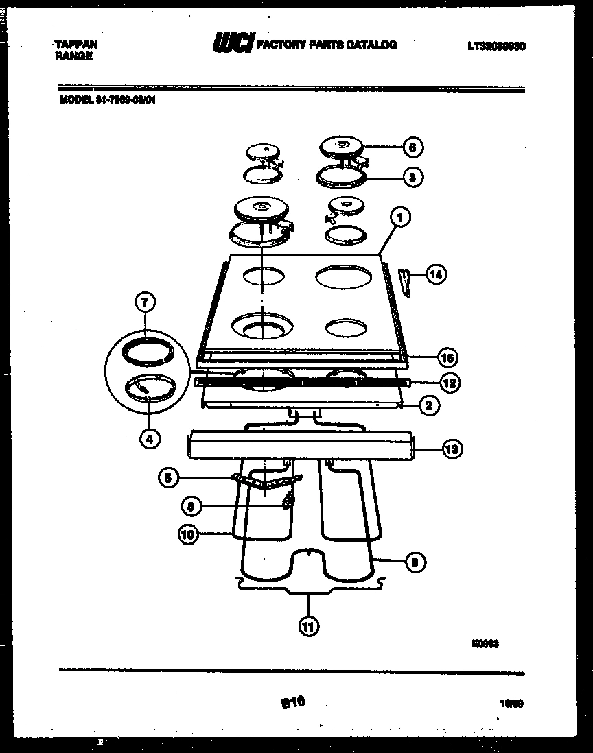05 - COOKTOP AND BROILER PARTS