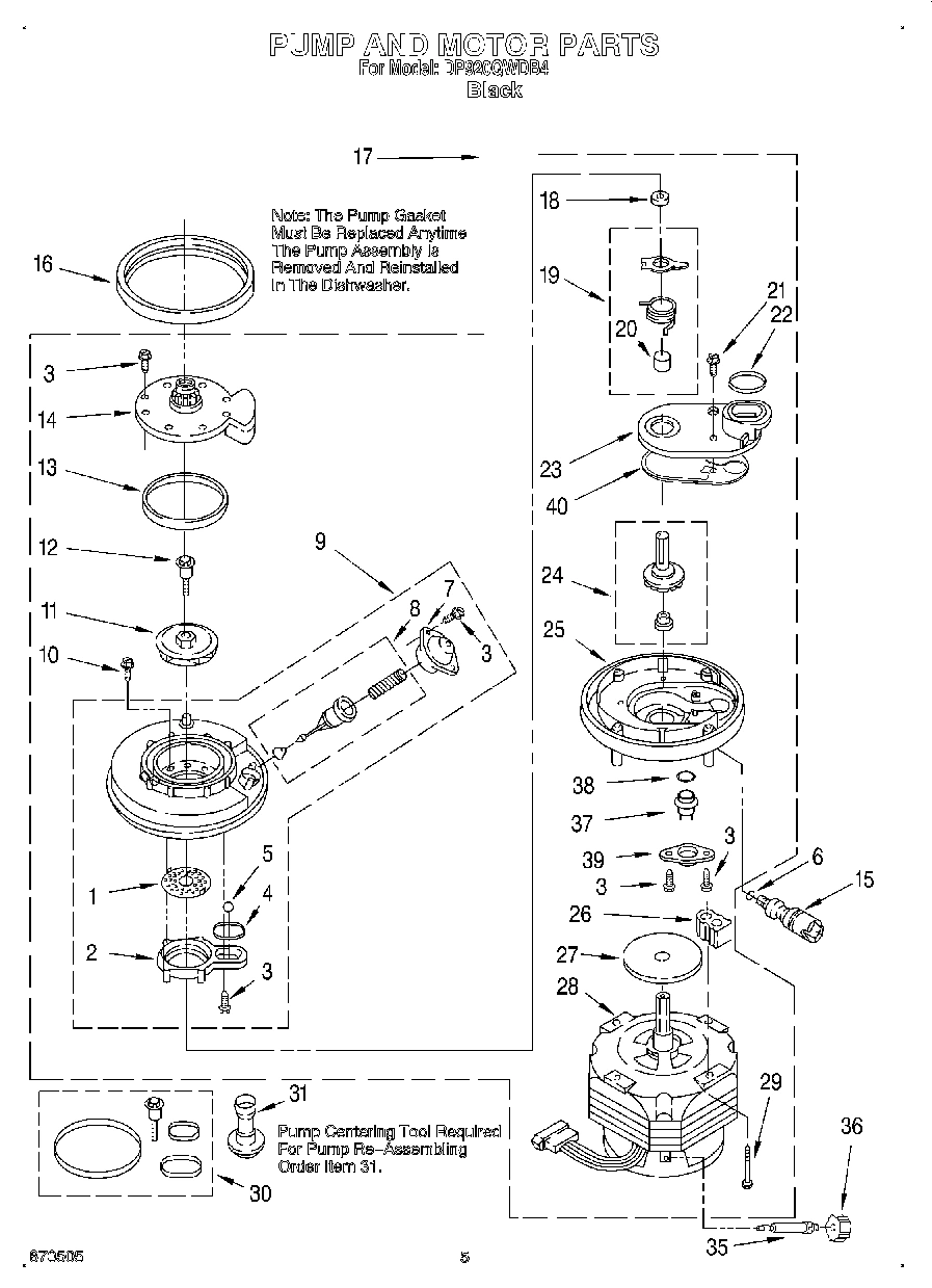 05 - PUMP AND MOTOR