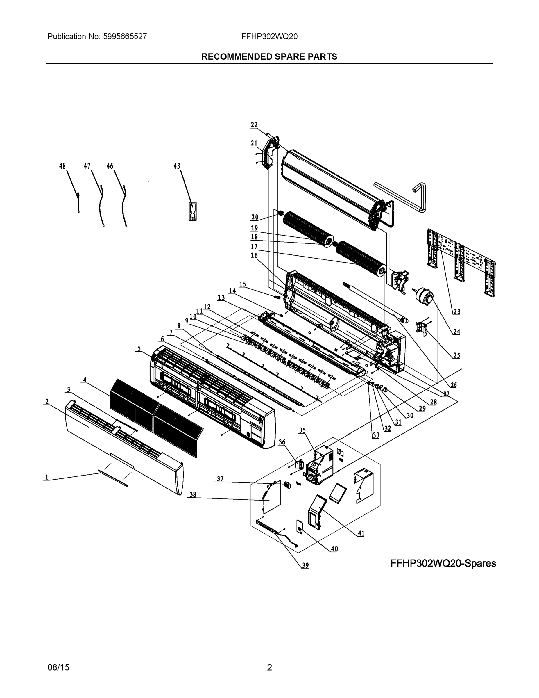 02 - RECOMMENDED SPARE PARTS