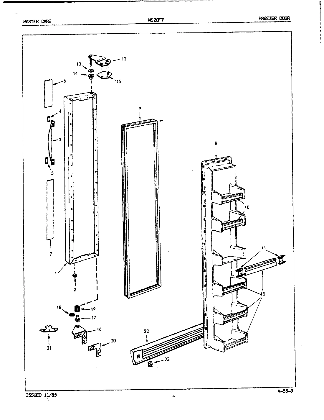 02 - FREEZER DOOR