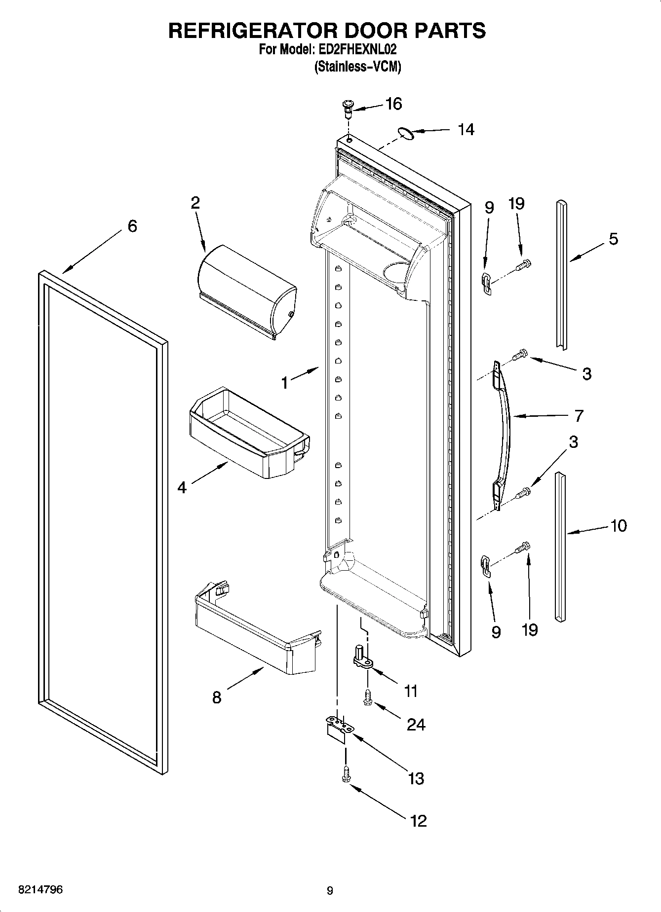06 - REFRIGERATOR DOOR PARTS