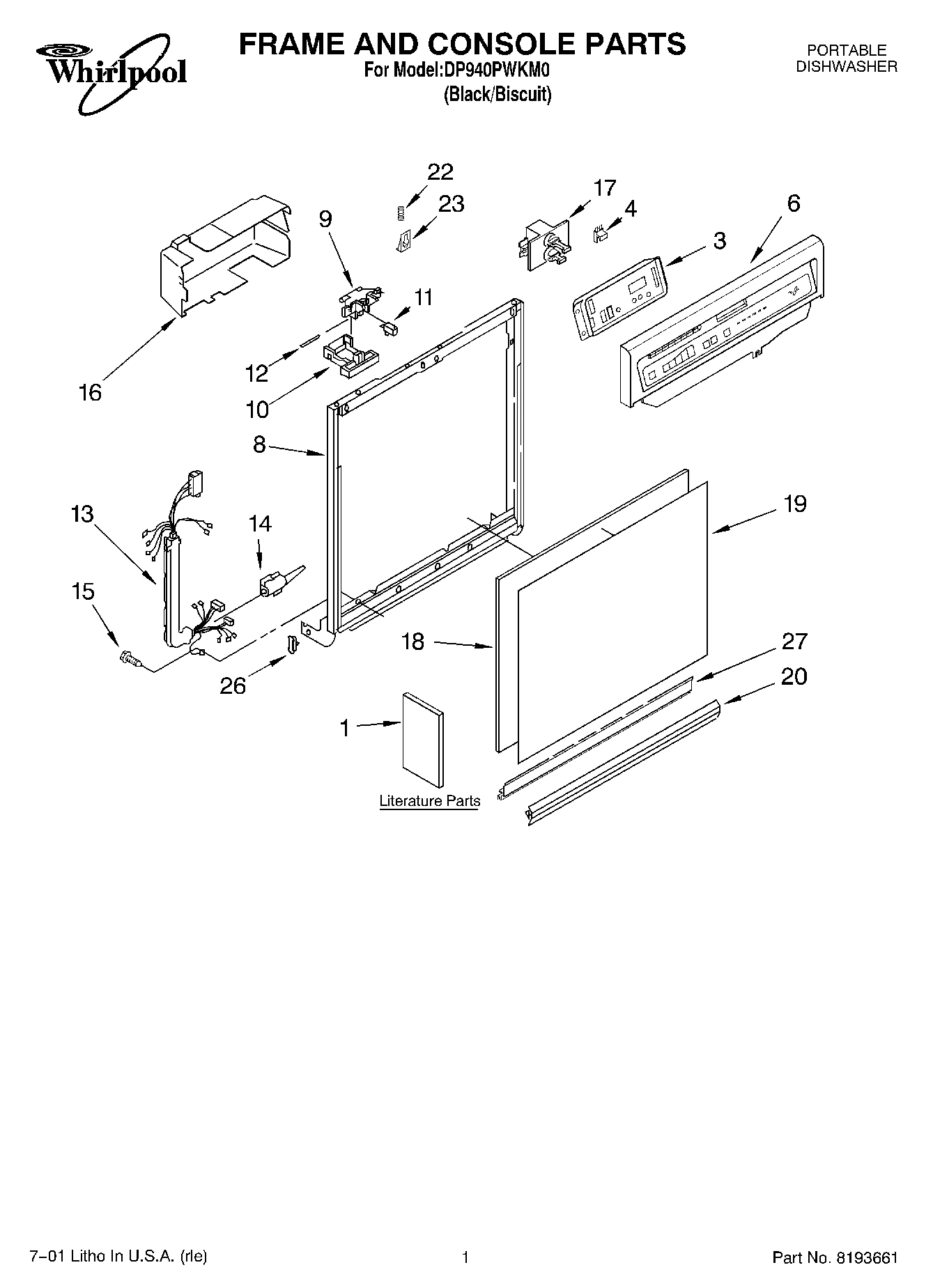 01 - FRAME & CONSOLE, LITERATURE