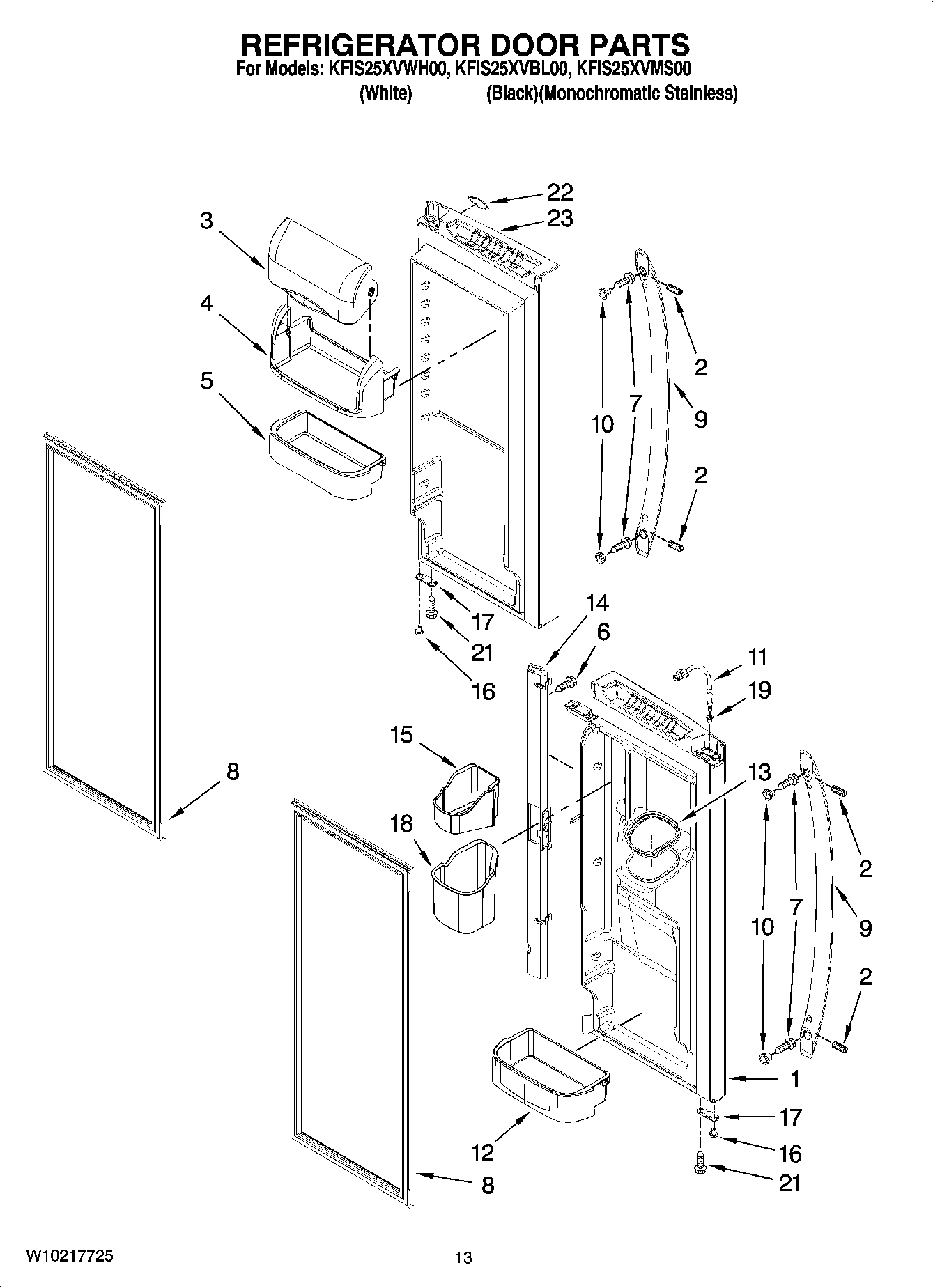 07 - REFRIGERATOR DOOR PARTS