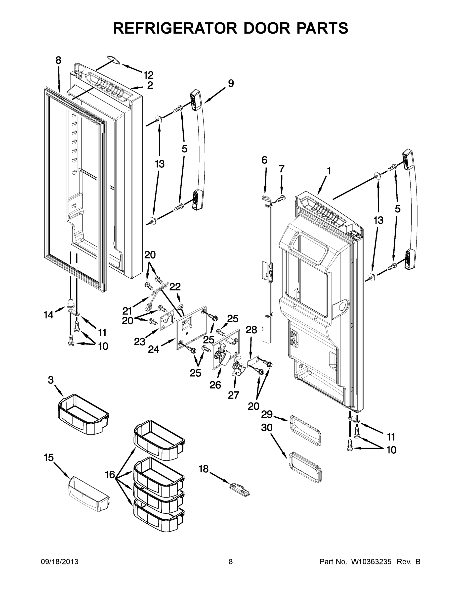 05 - REFRIGERATOR DOOR PARTS