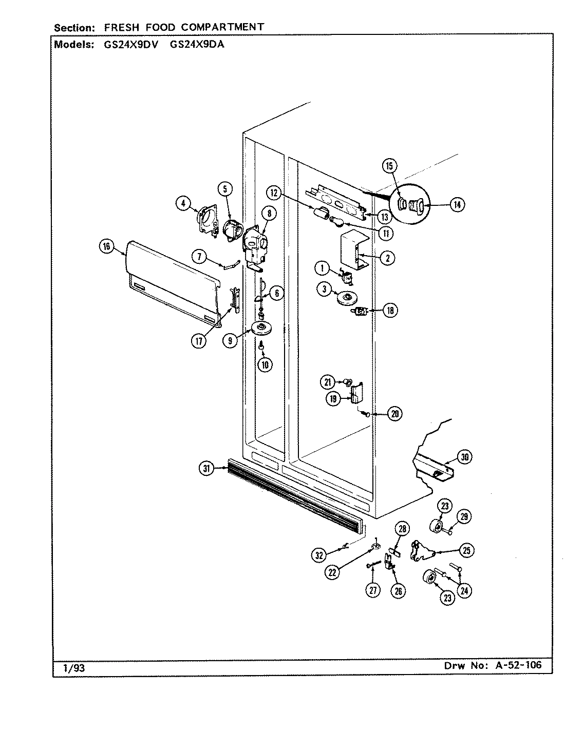 03 - FRESH FOOD COMPARTMENT
