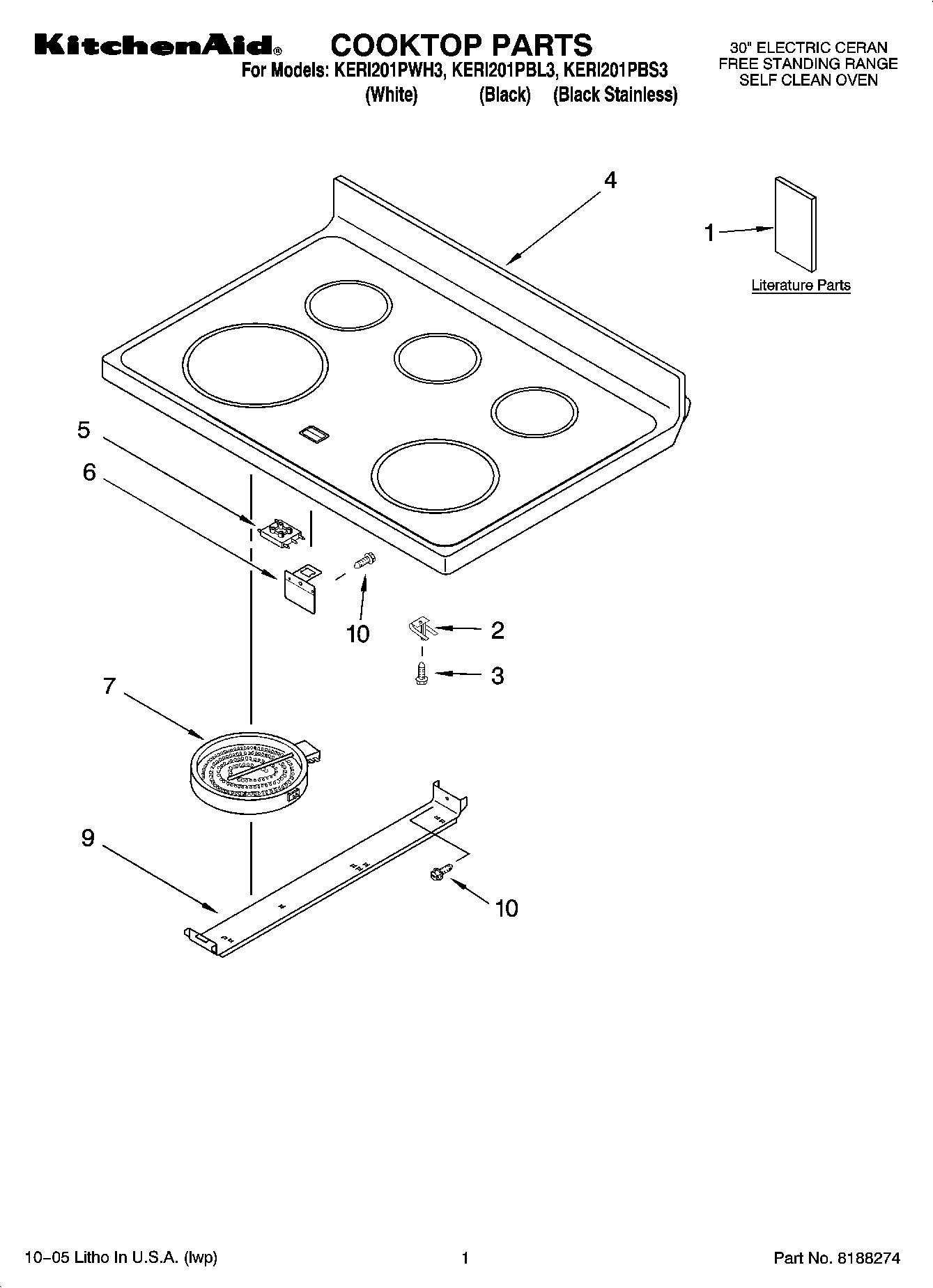 01 - COOKTOP PARTS