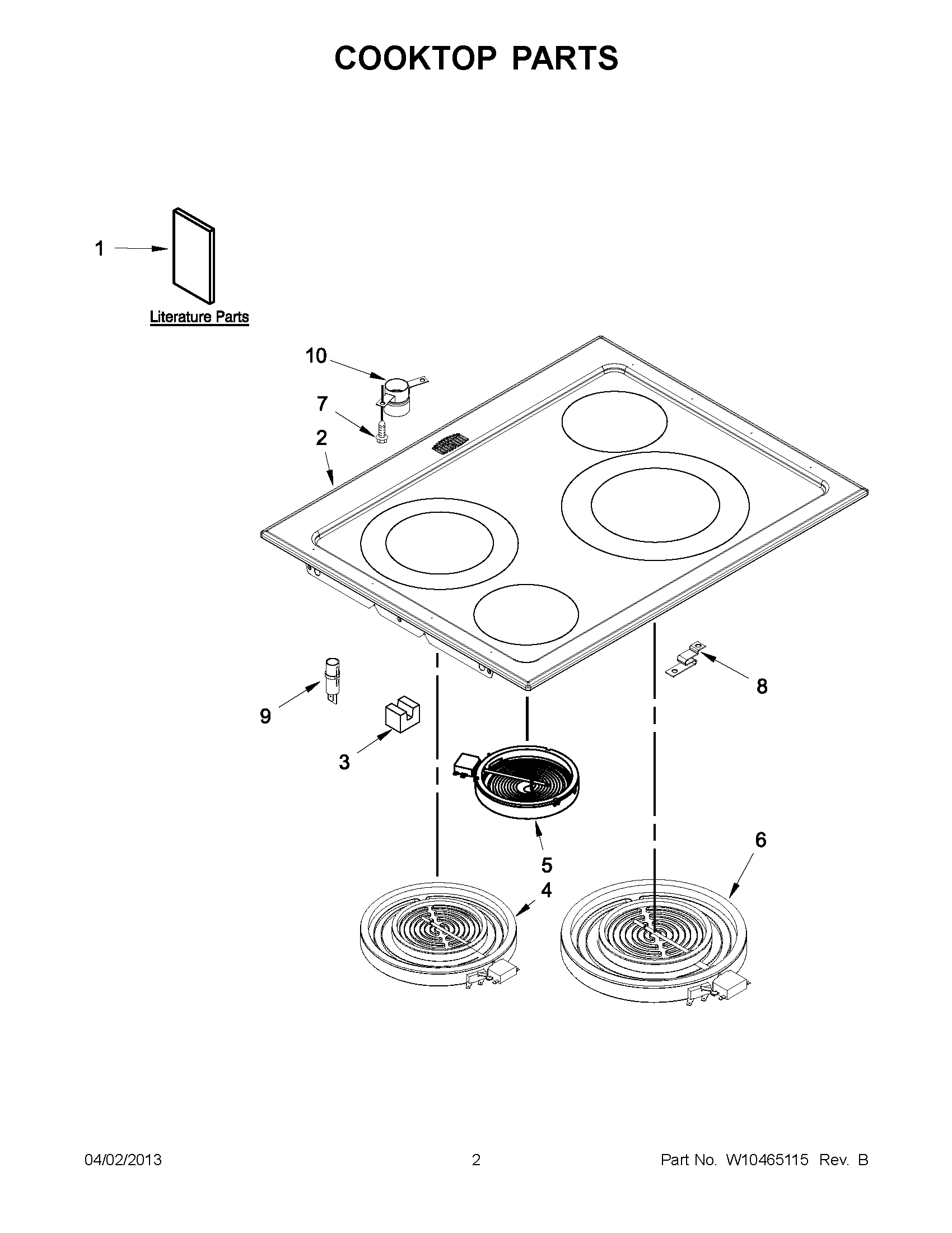 01 - COOKTOP PARTS