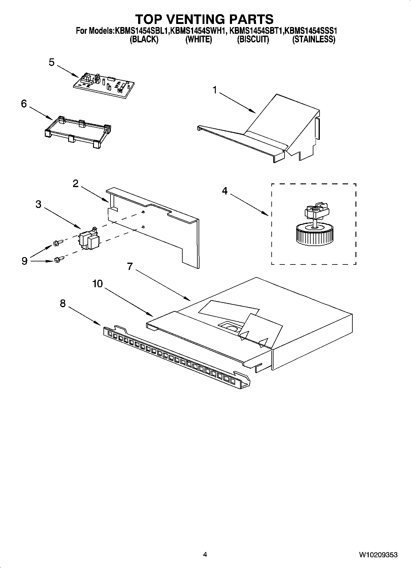 04 - TOP VENTING PARTS