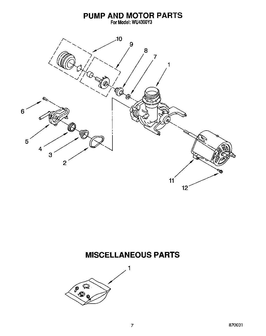 05 - PUMP AND MOTOR, MISCELLANEOUS