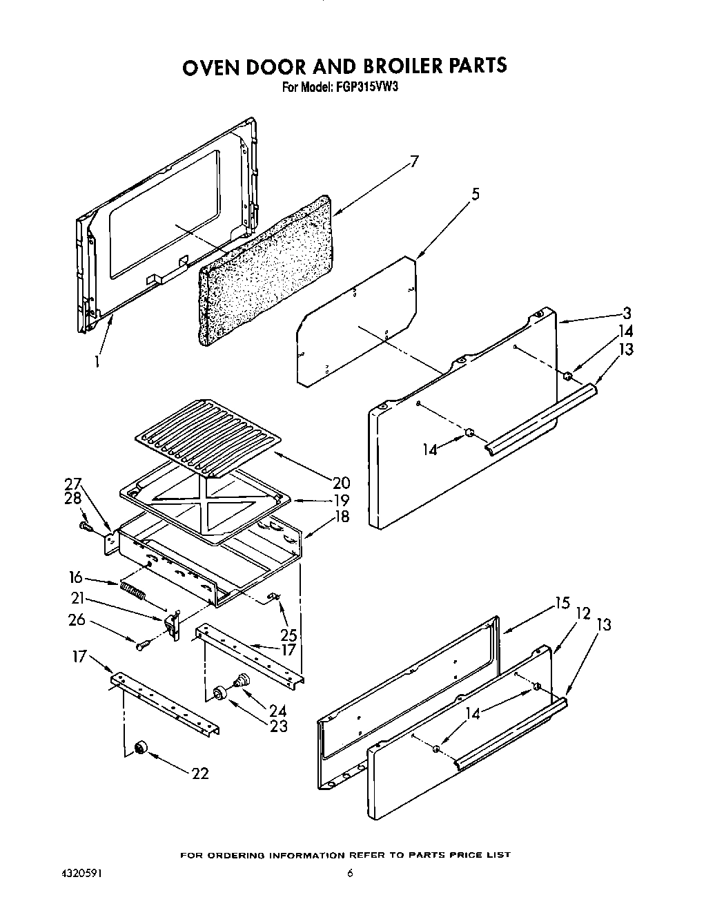 05 - OVEN DOOR AND BROILER