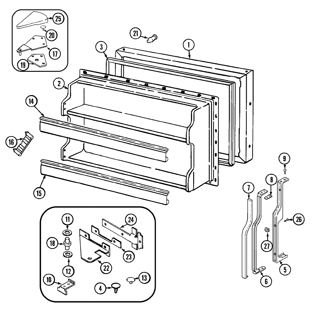 02 - FREEZER DOOR