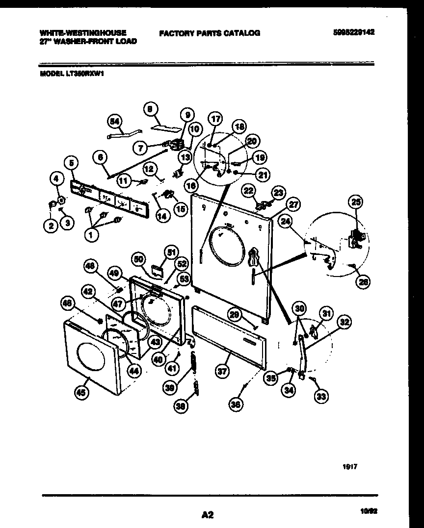 02 - CONSOLE, CONTROL AND DOOR PARTS