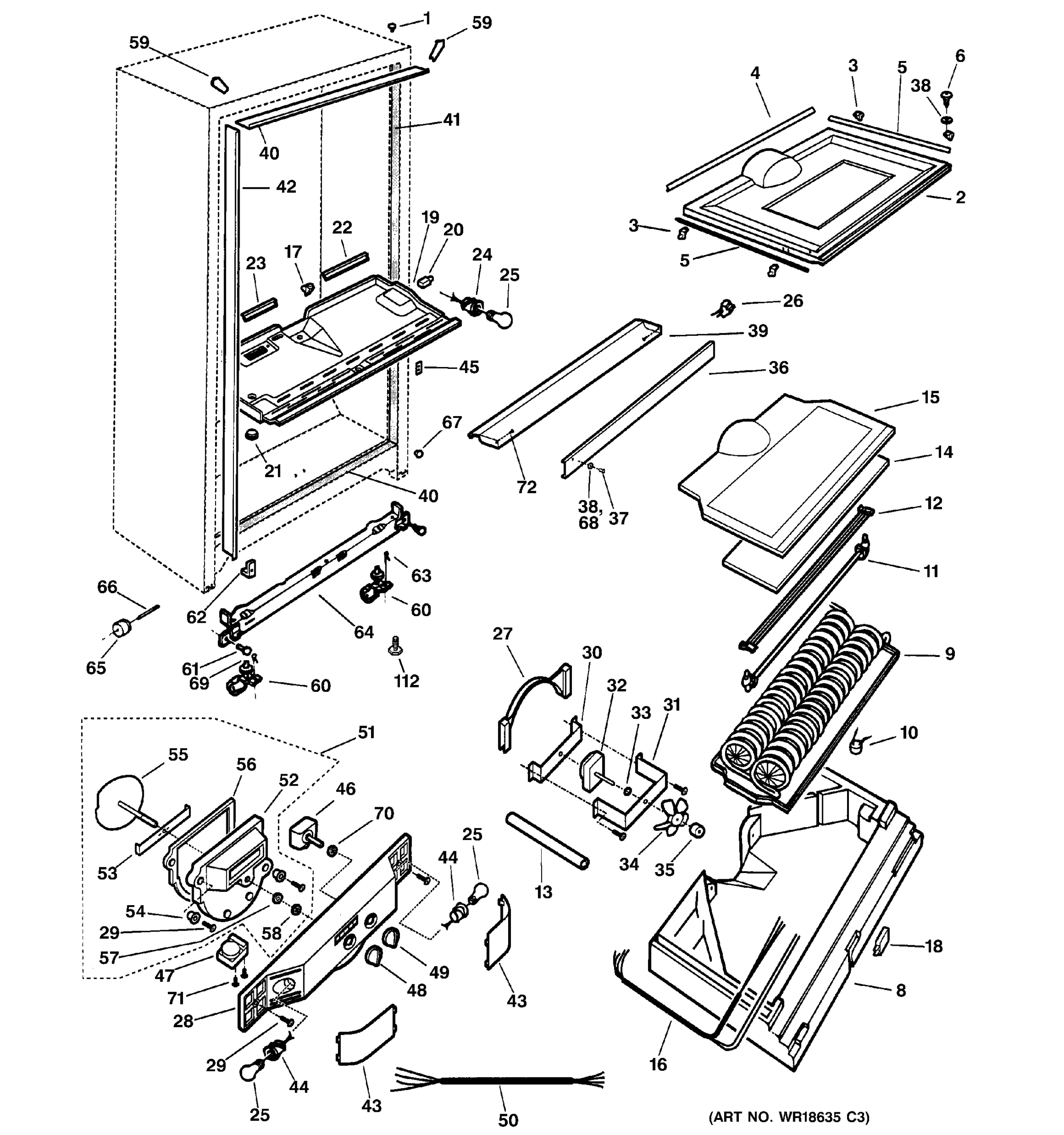 CABINET PARTS