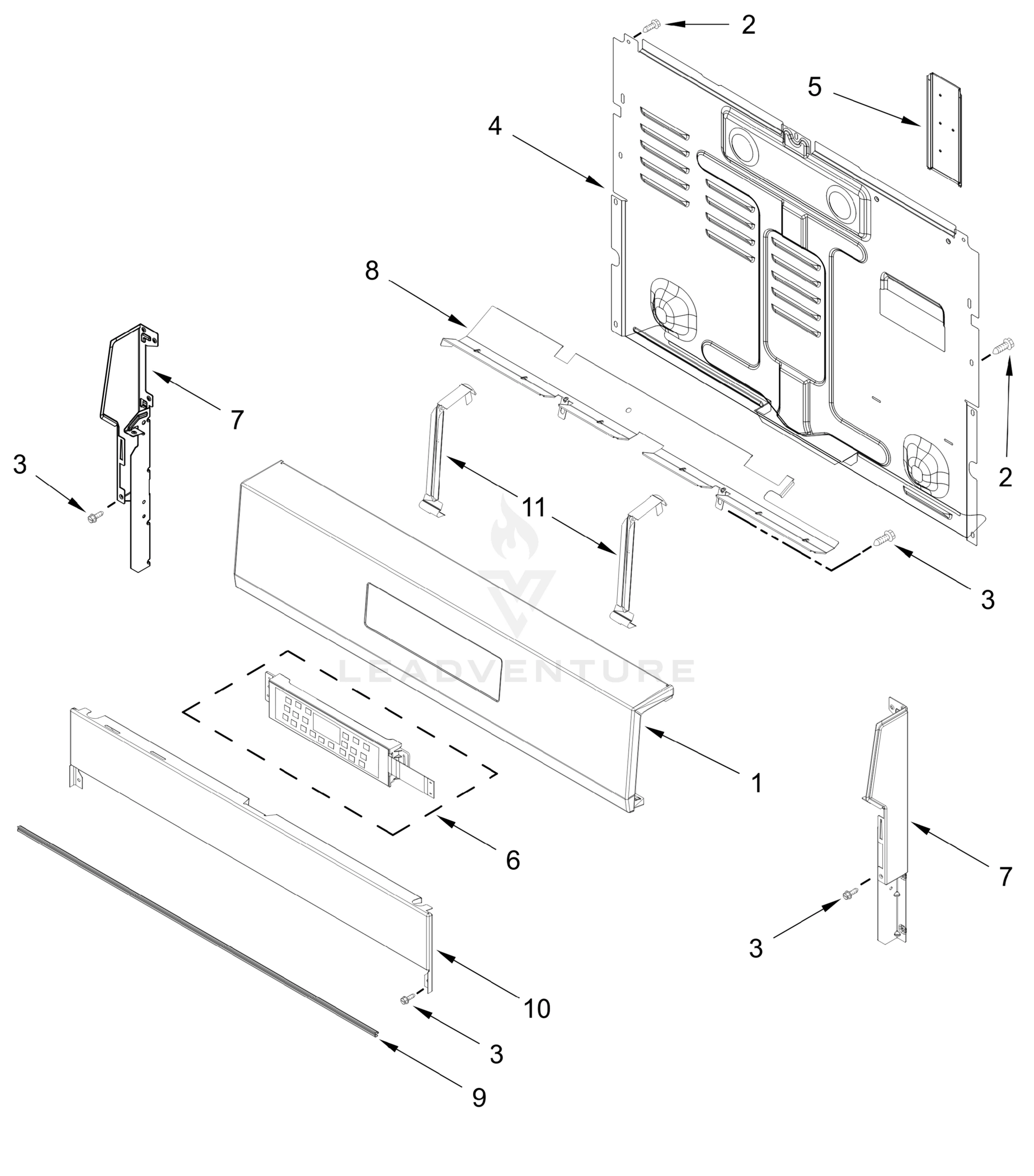 CONTROL PANEL PARTS