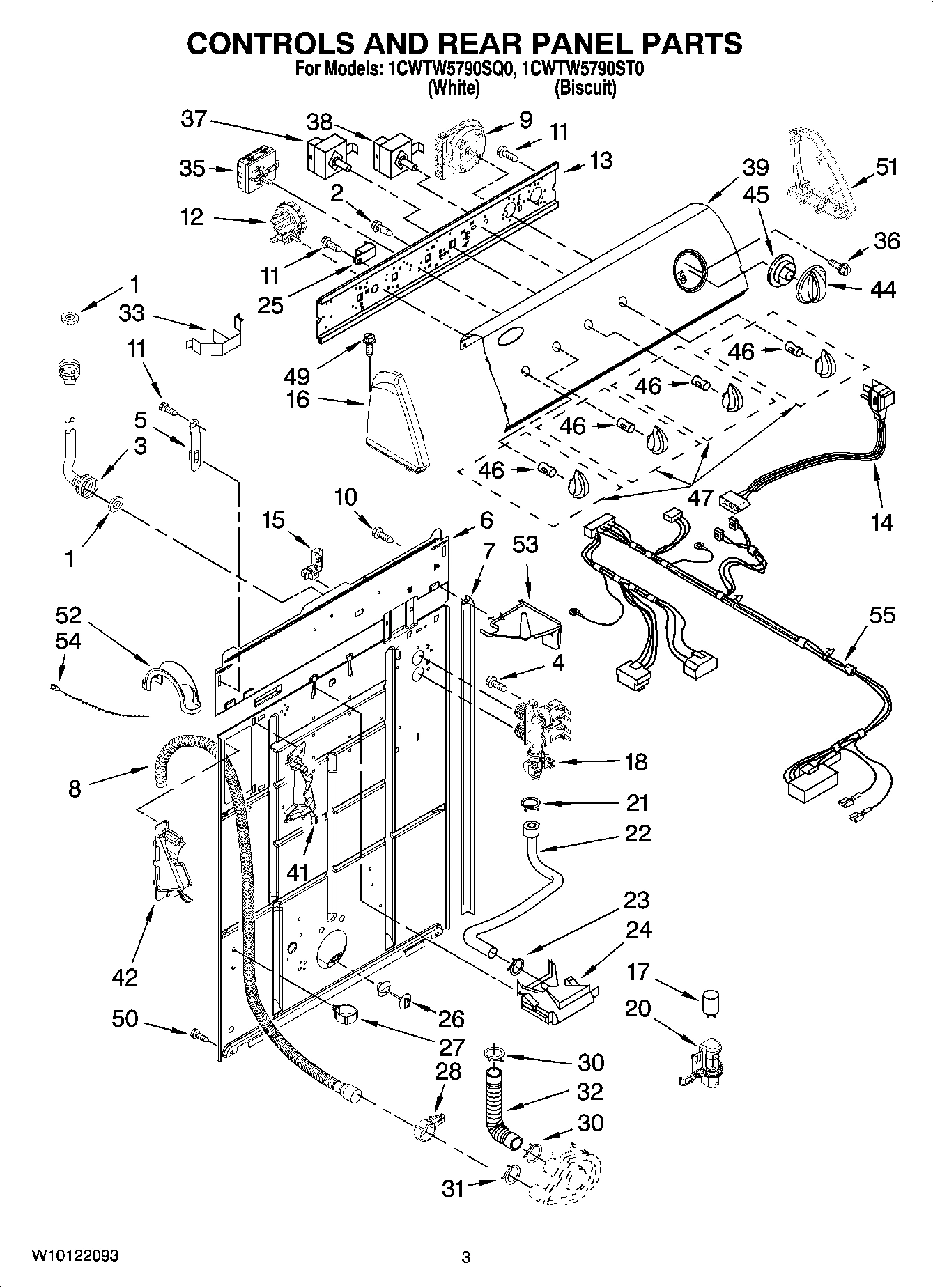 02 - CONTROLS AND REAR PANEL PARTS