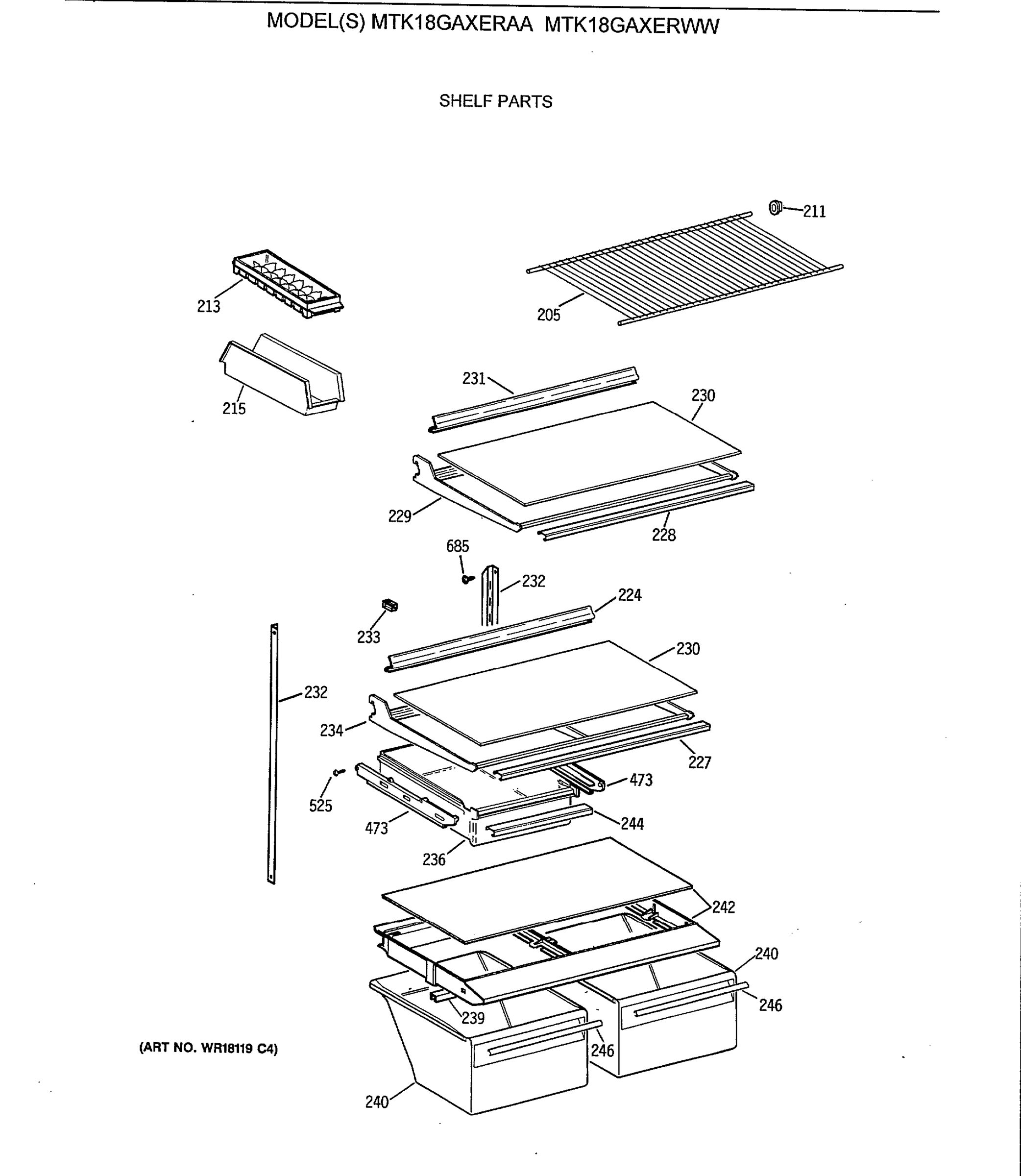 SHELF PARTS