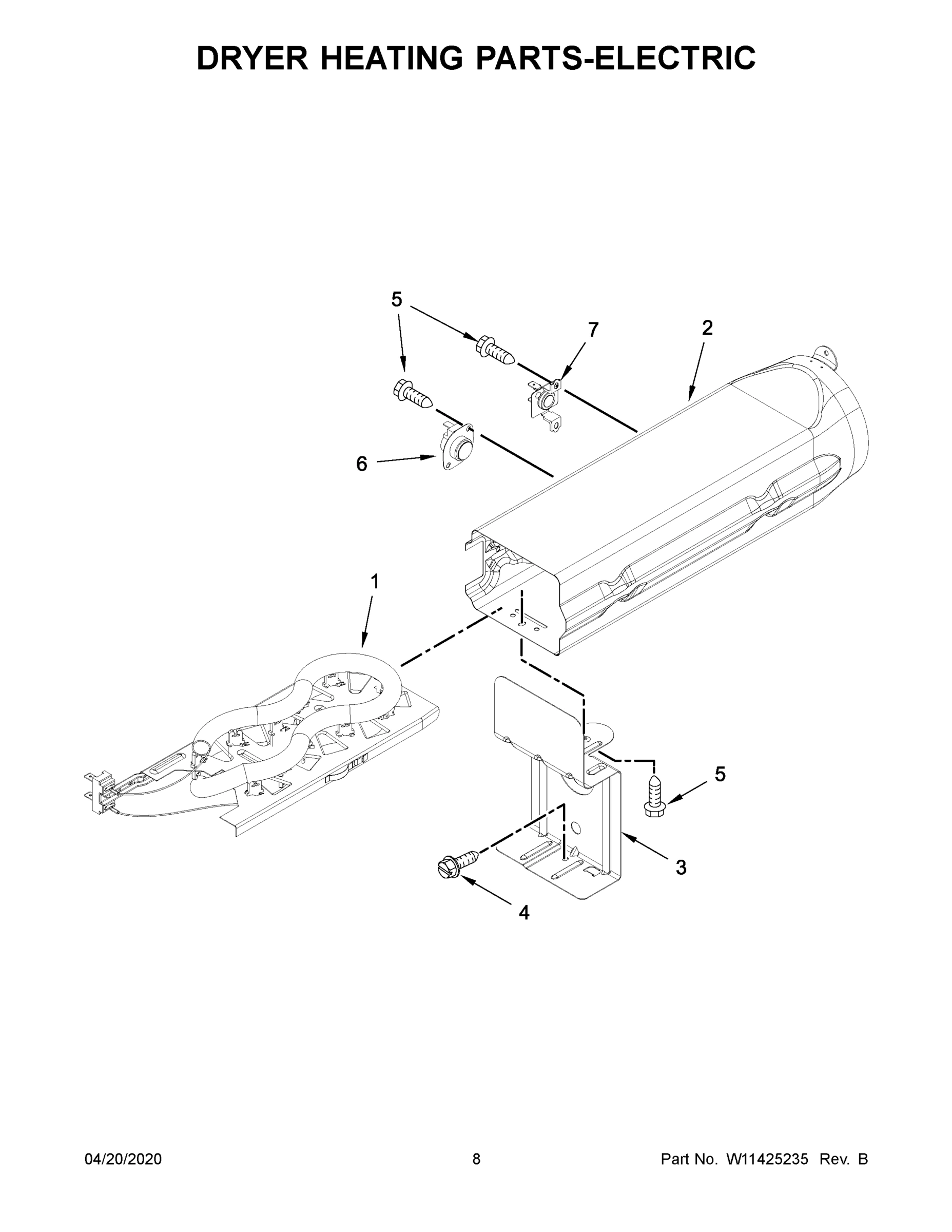 05 - DRYER HEATING PARTS-ELECTRIC