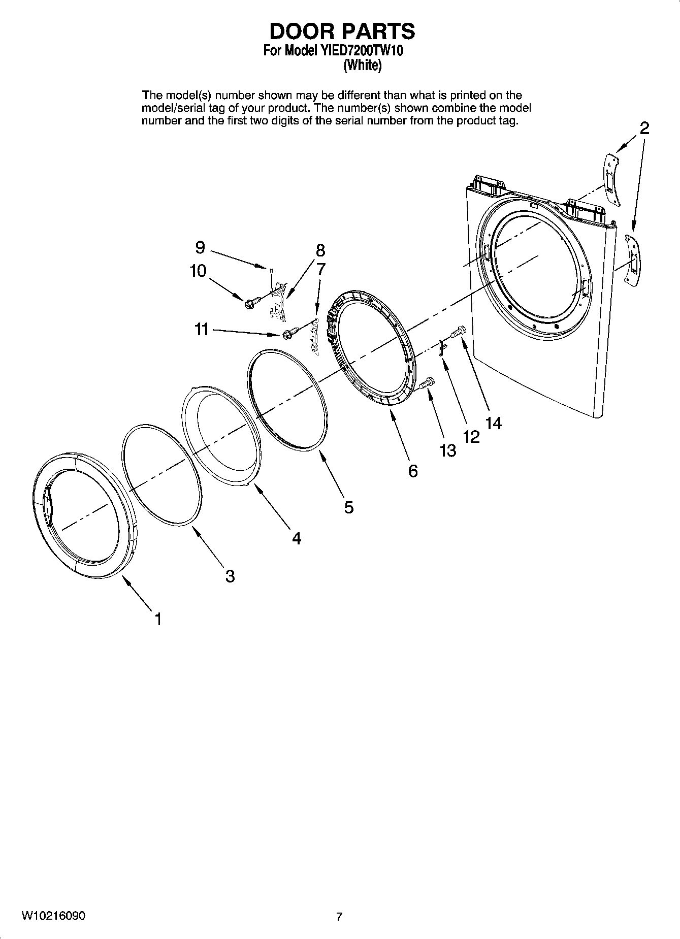 04 - DOOR PARTS, OPTIONAL PARTS (NOT INCLUDED)