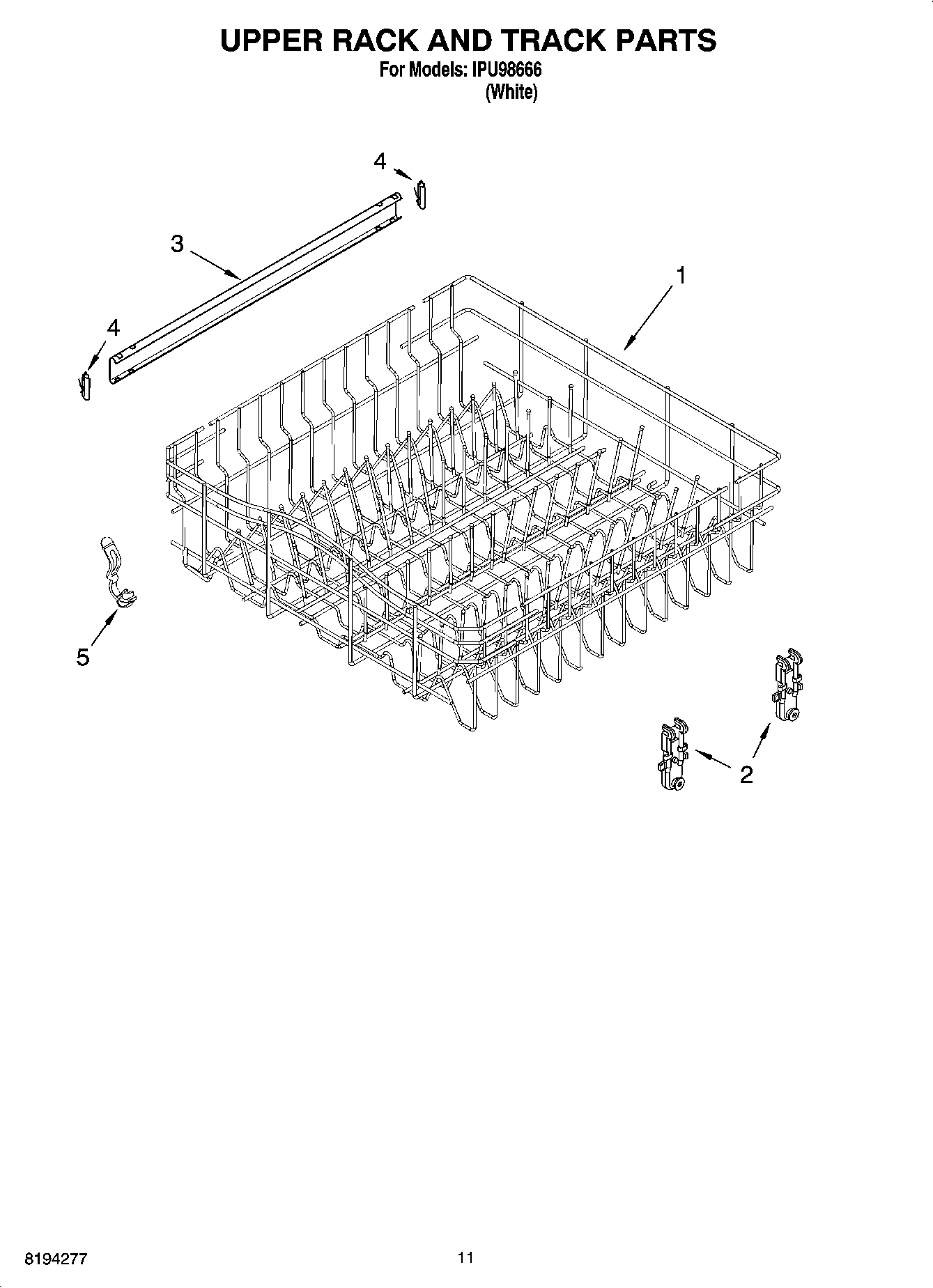 09 - UPPER RACK AND TRACK PARTS