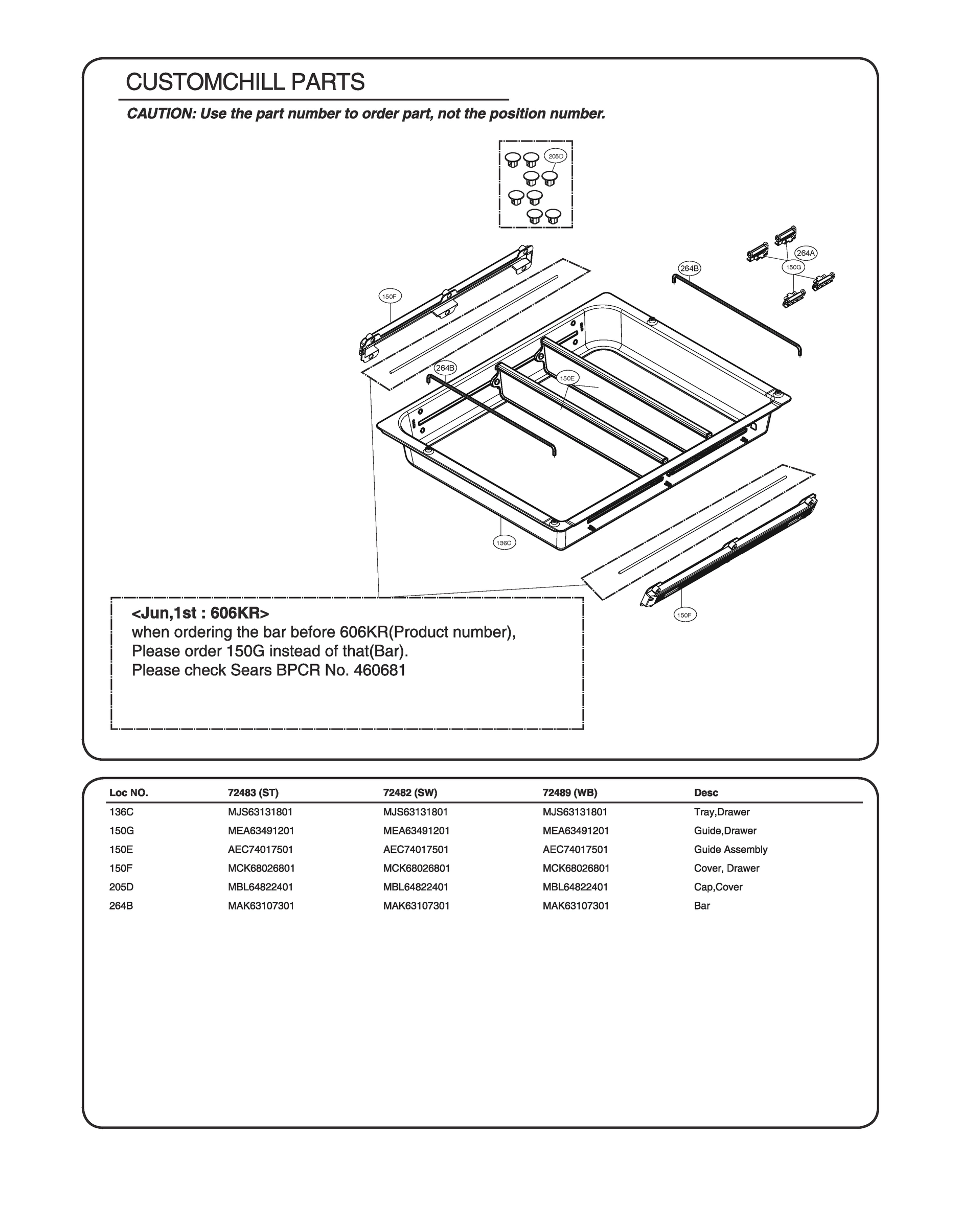 CUSTOMCHILL PARTS