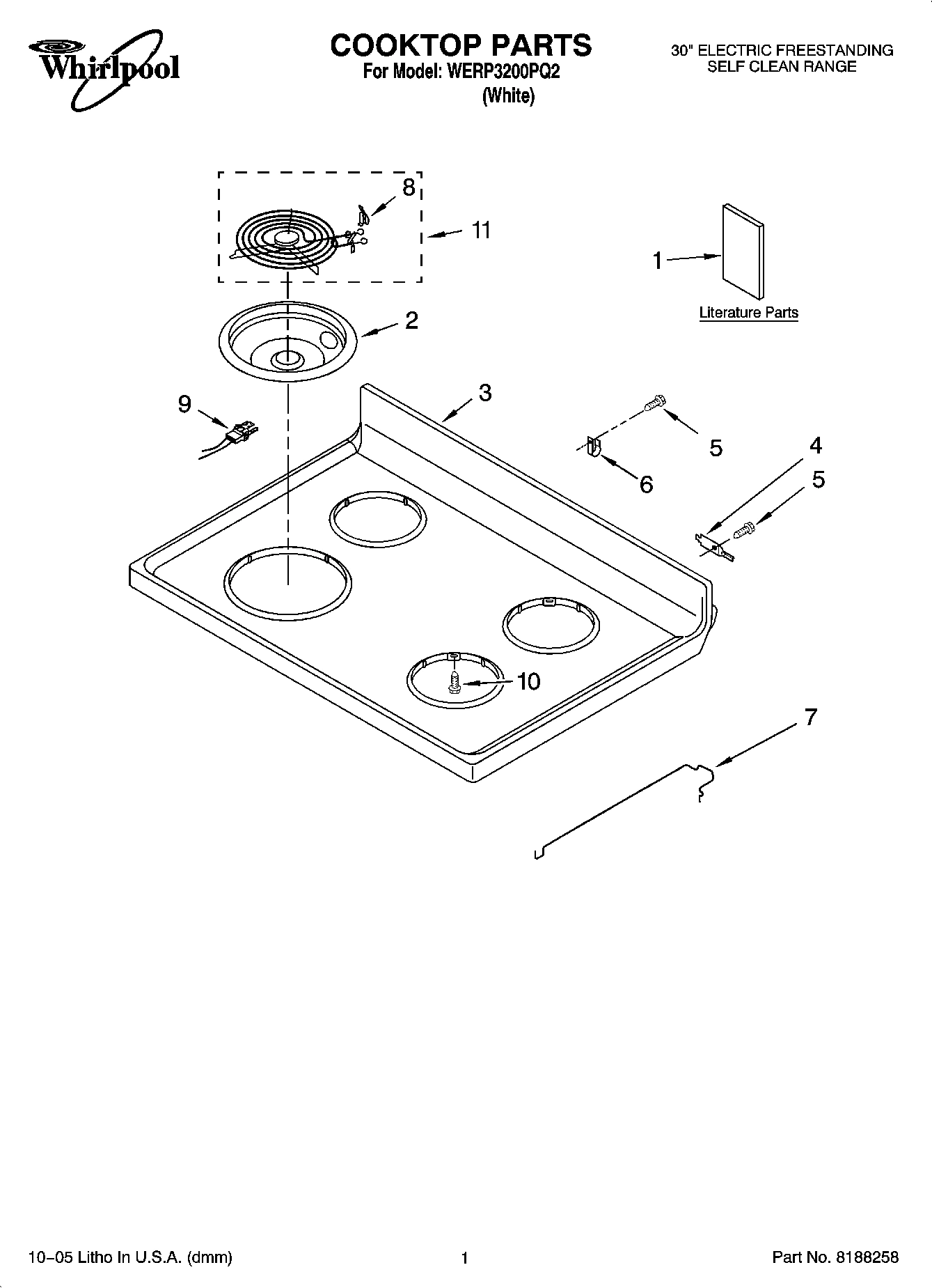 01 - COOKTOP PARTS