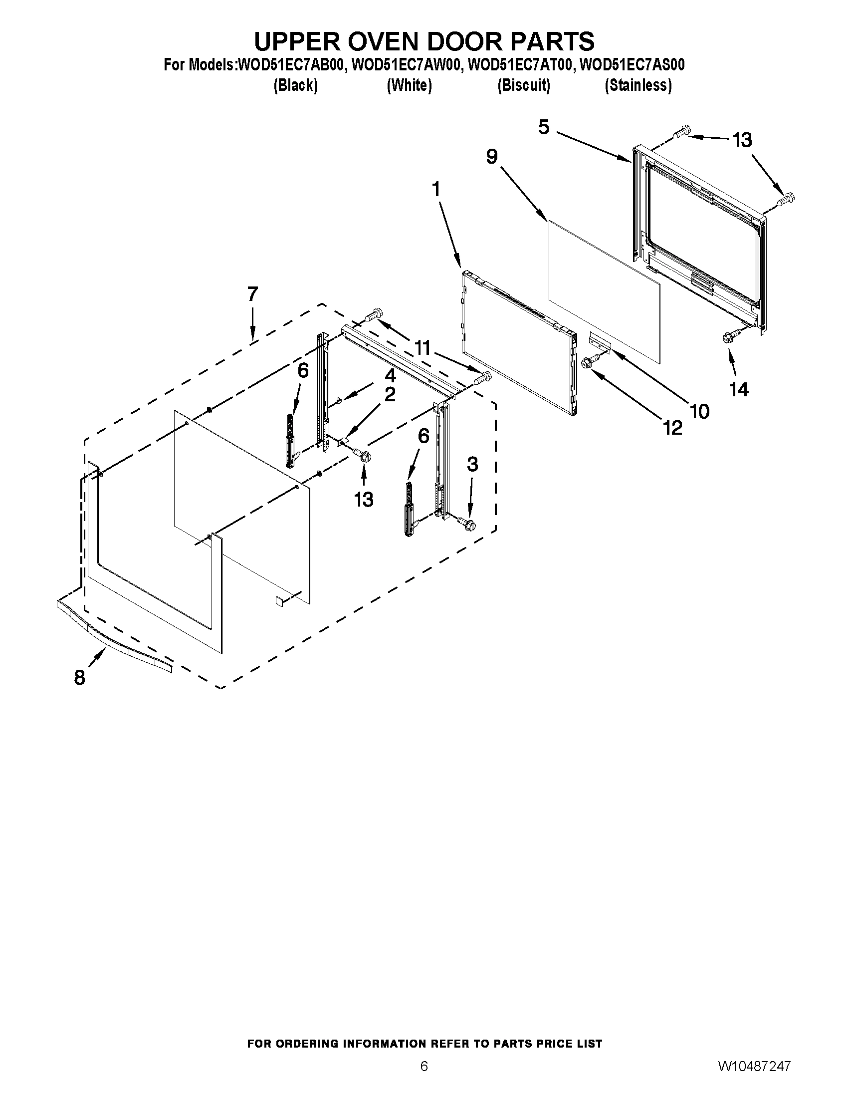 04 - UPPER OVEN DOOR PARTS