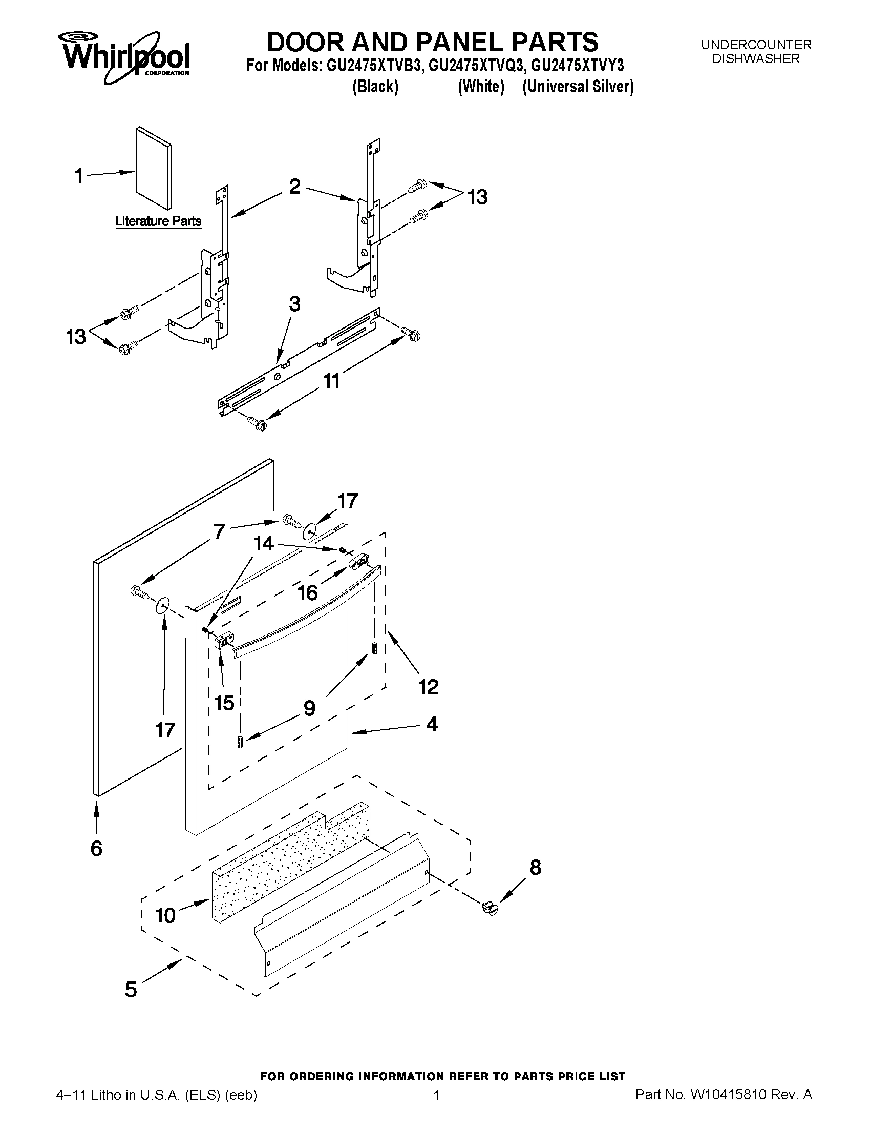 01 - DOOR AND PANEL PARTS