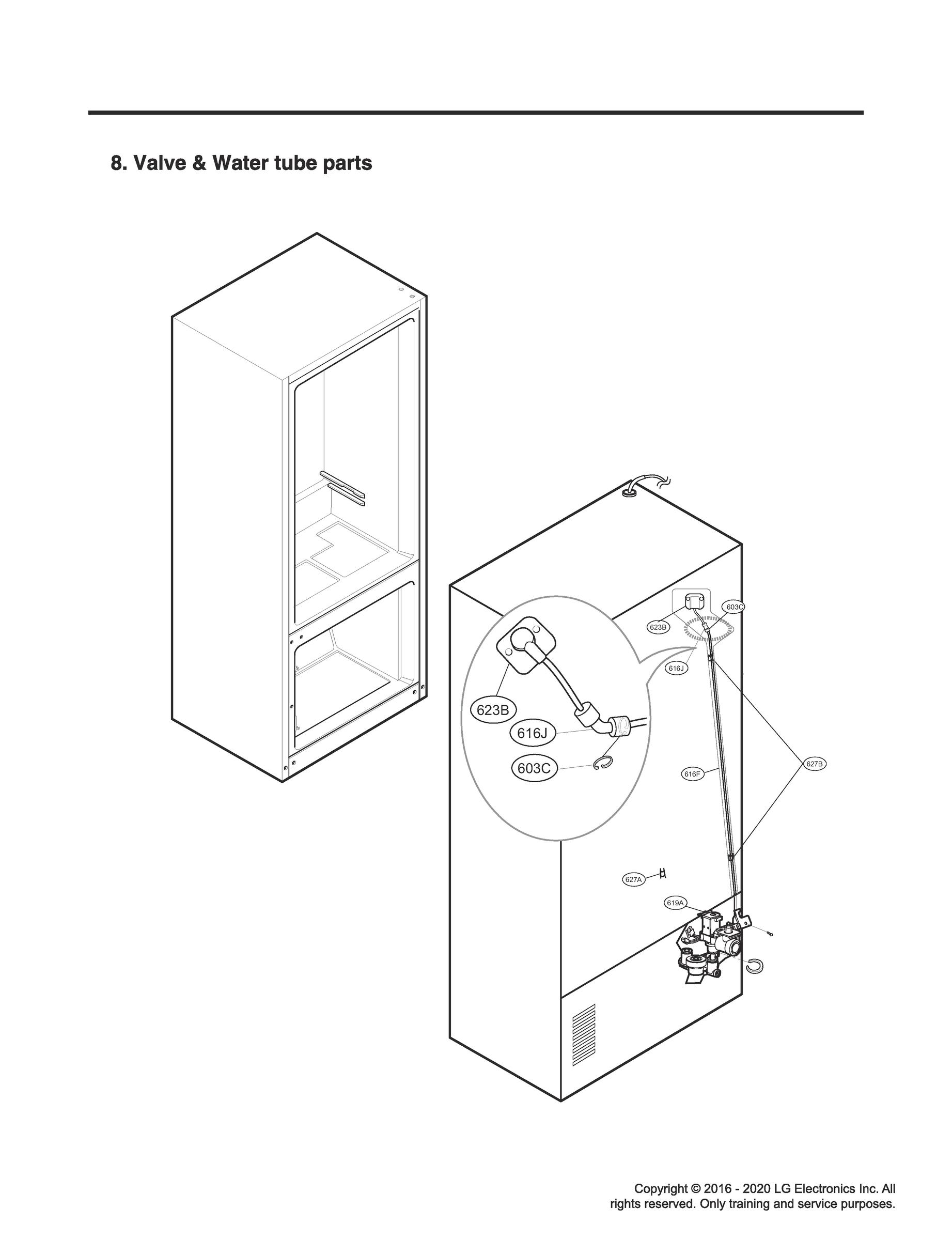VALVE & WATER TUBE PARTS