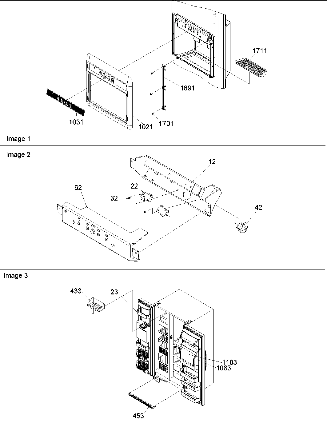 06 - Façade Dispenser Cover, Elec Brkt Assy