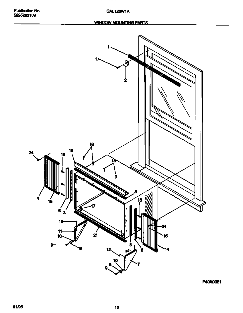 07 - WINDOW MOUNTING PARTS