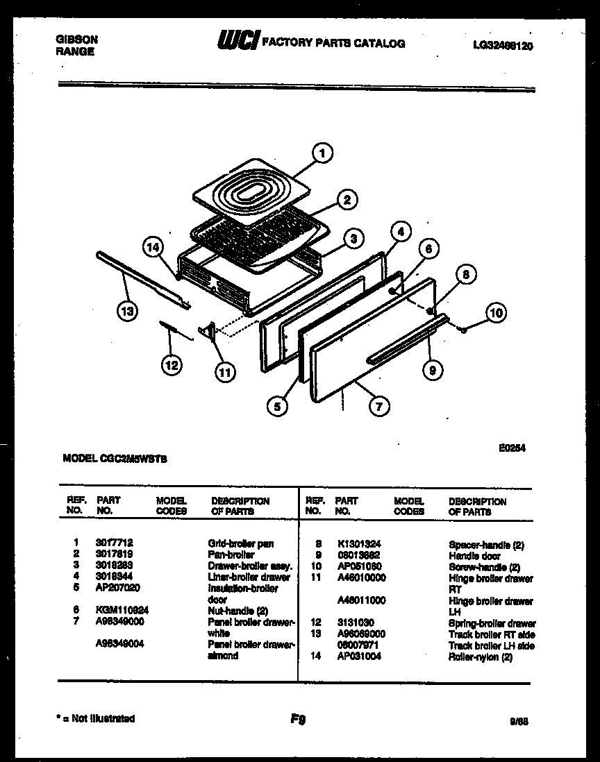 05 - BROILER DRAWER PARTS