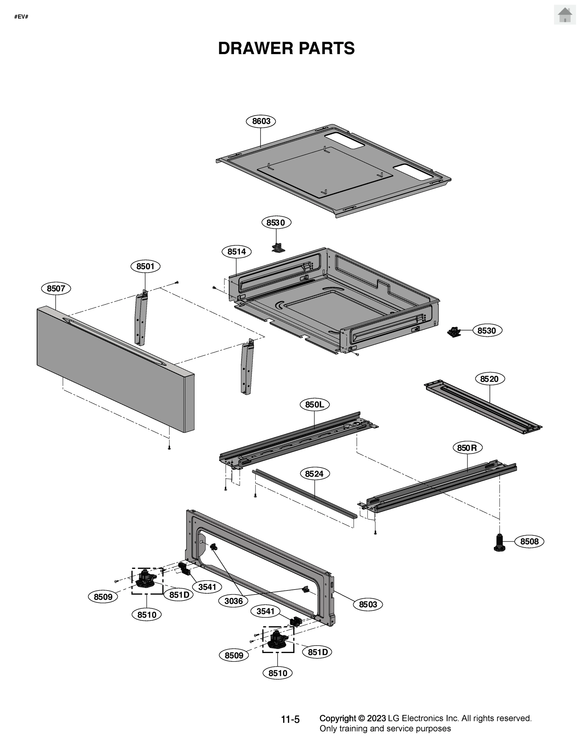 DRAWER PARTS