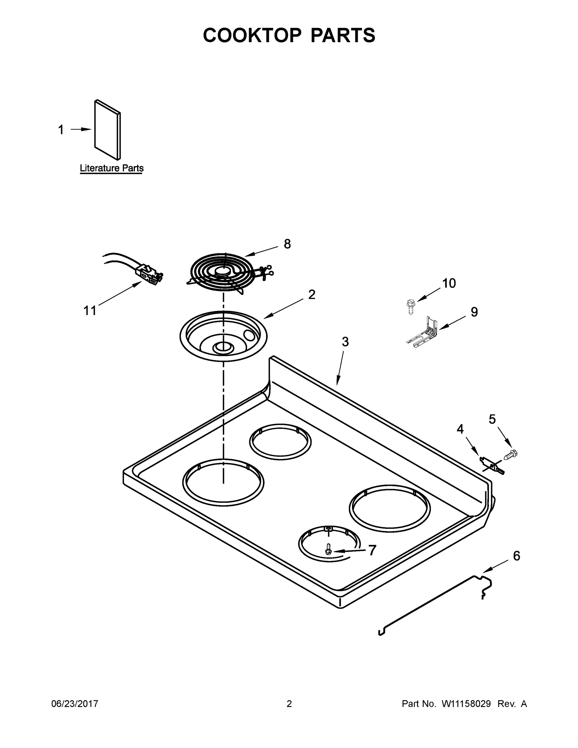 02 - COOKTOP PARTS