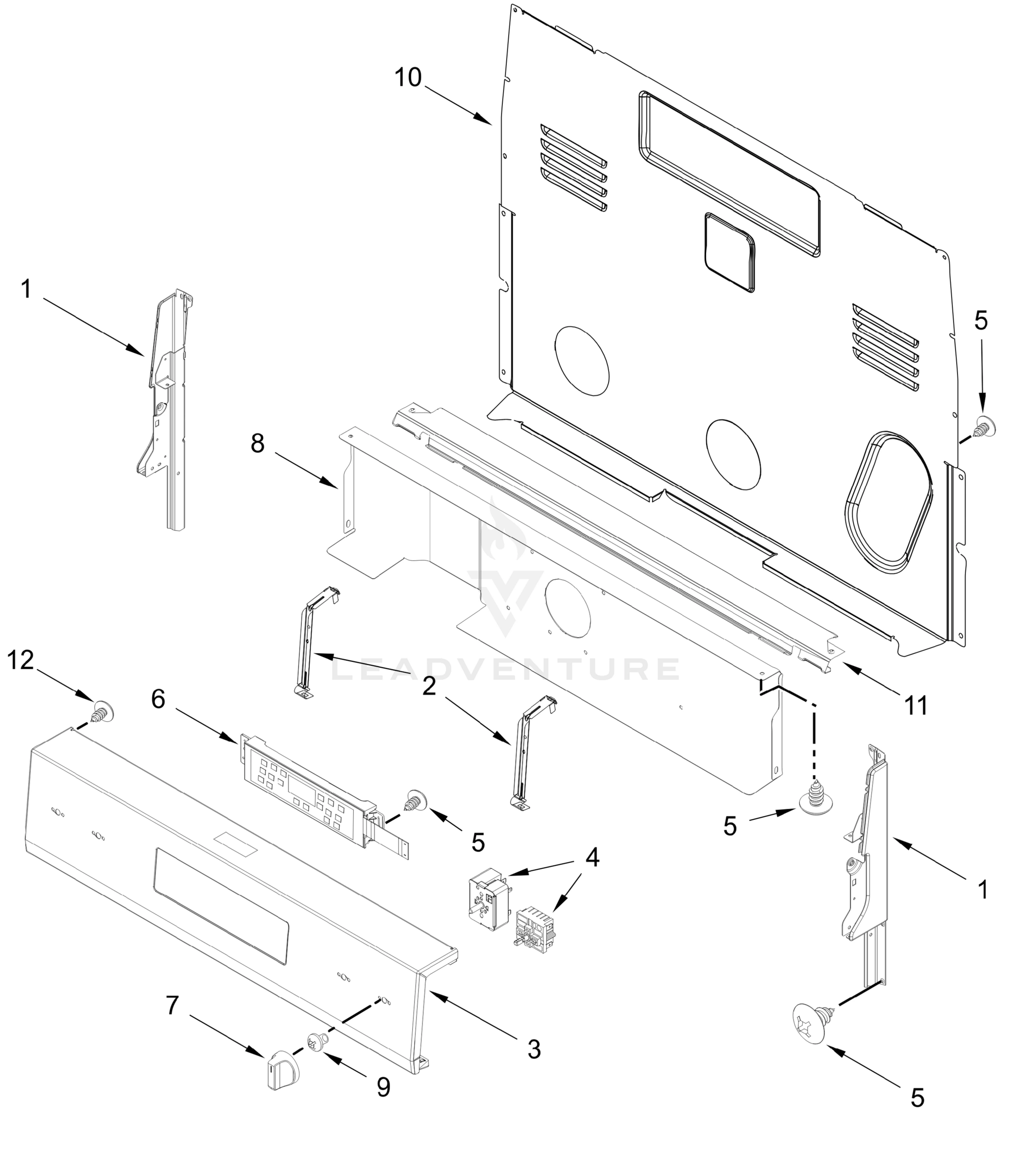 CONTROL PANEL PARTS