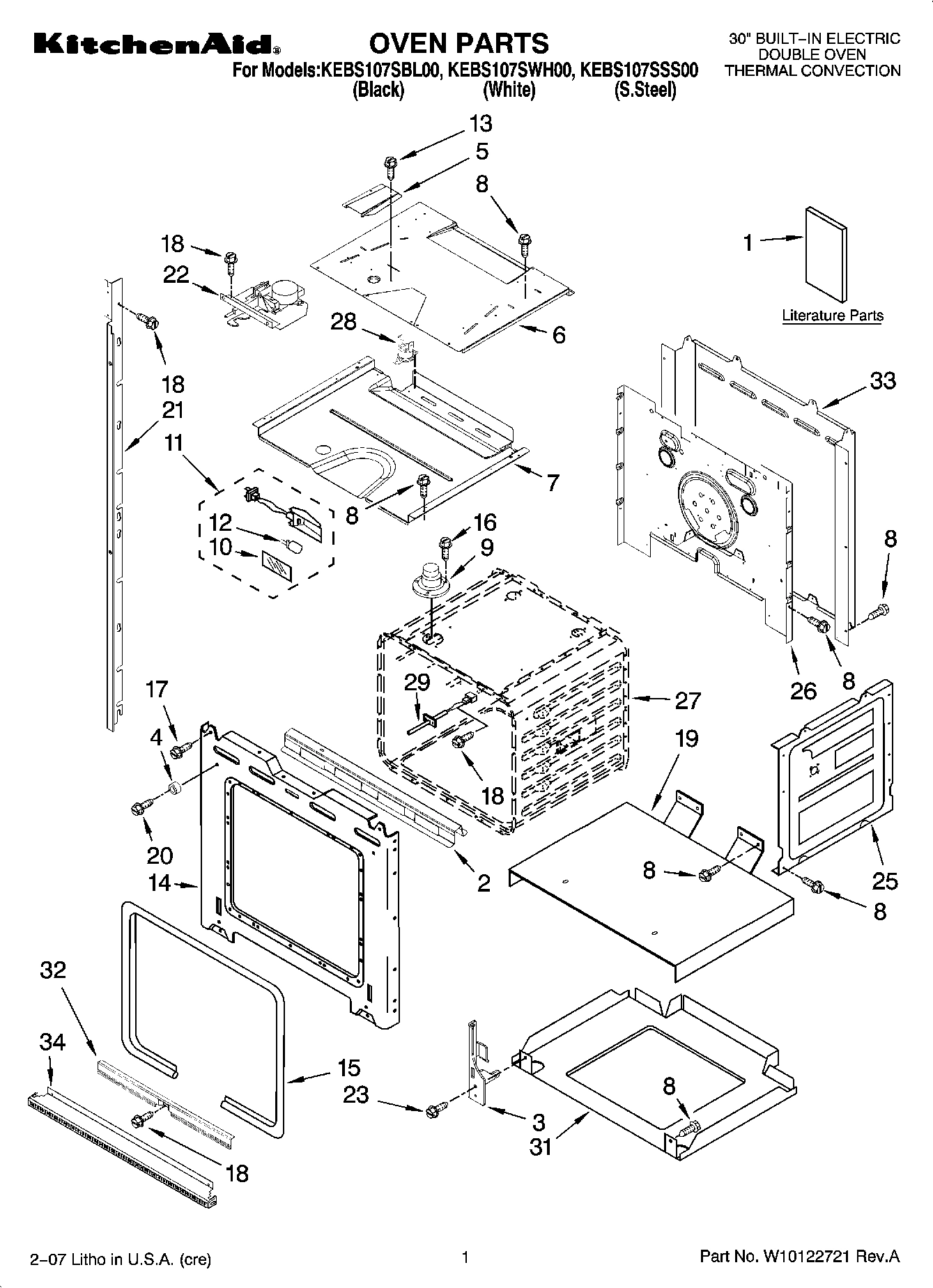 01 - OVEN PARTS