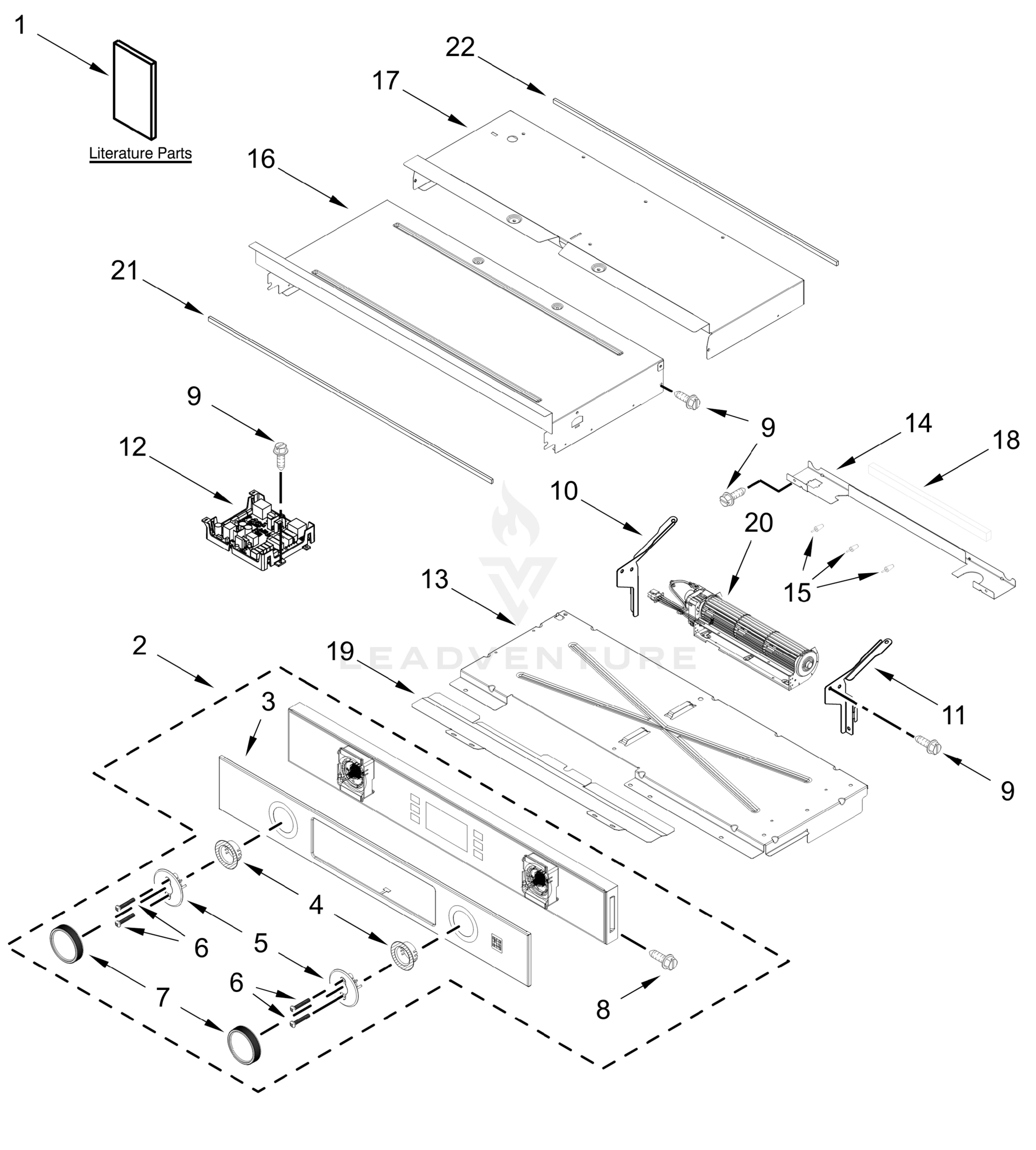CONTROL PANEL PARTS