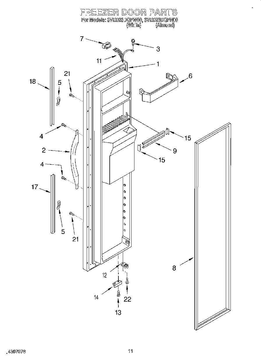08 - FREEZER DOOR
