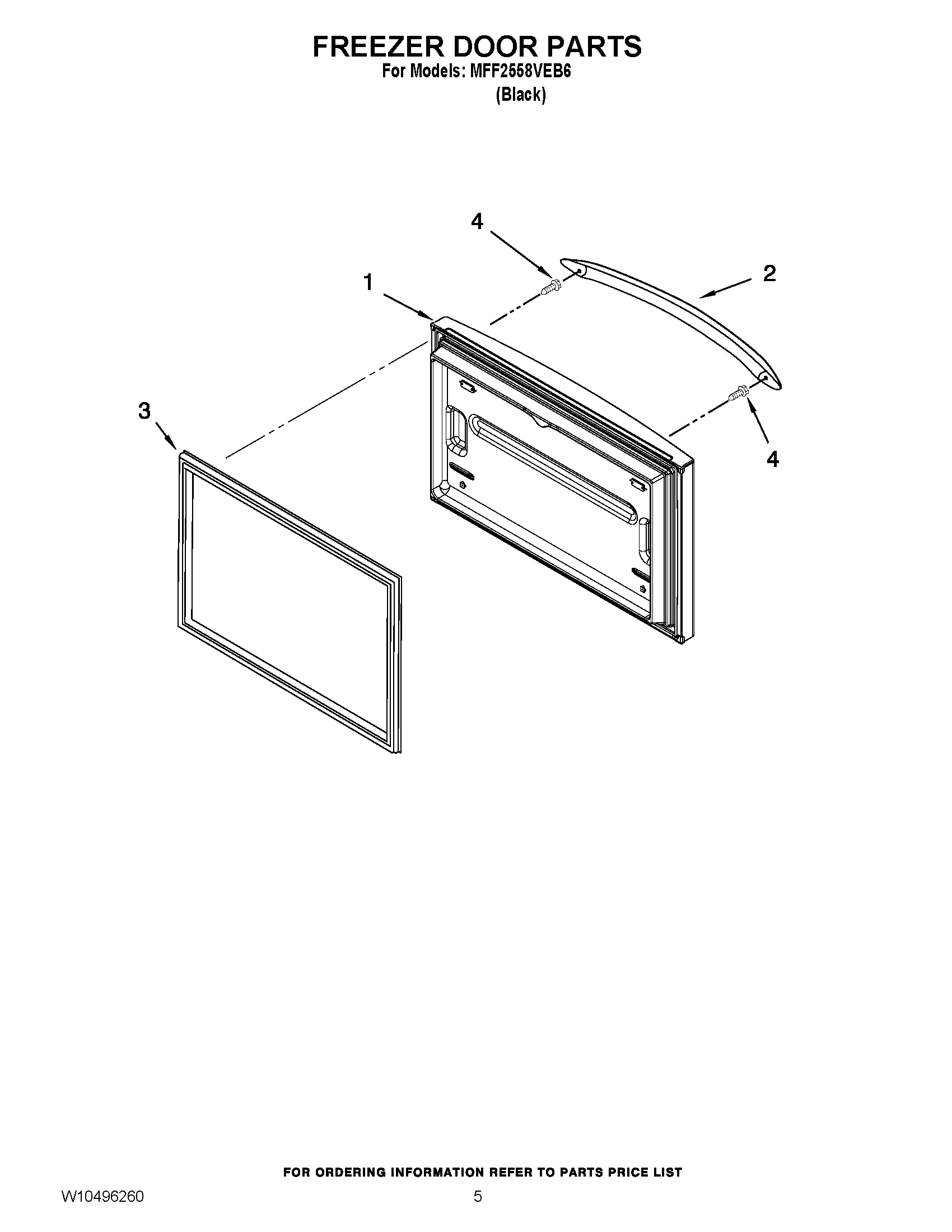 03 - FREEZER DOOR PARTS